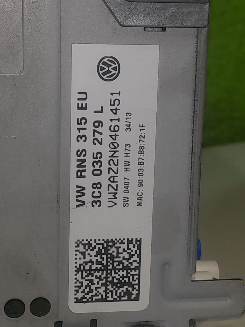 Sistema audio / radio cd volkswagen tiguan (5n2) country 4motion bluemotion