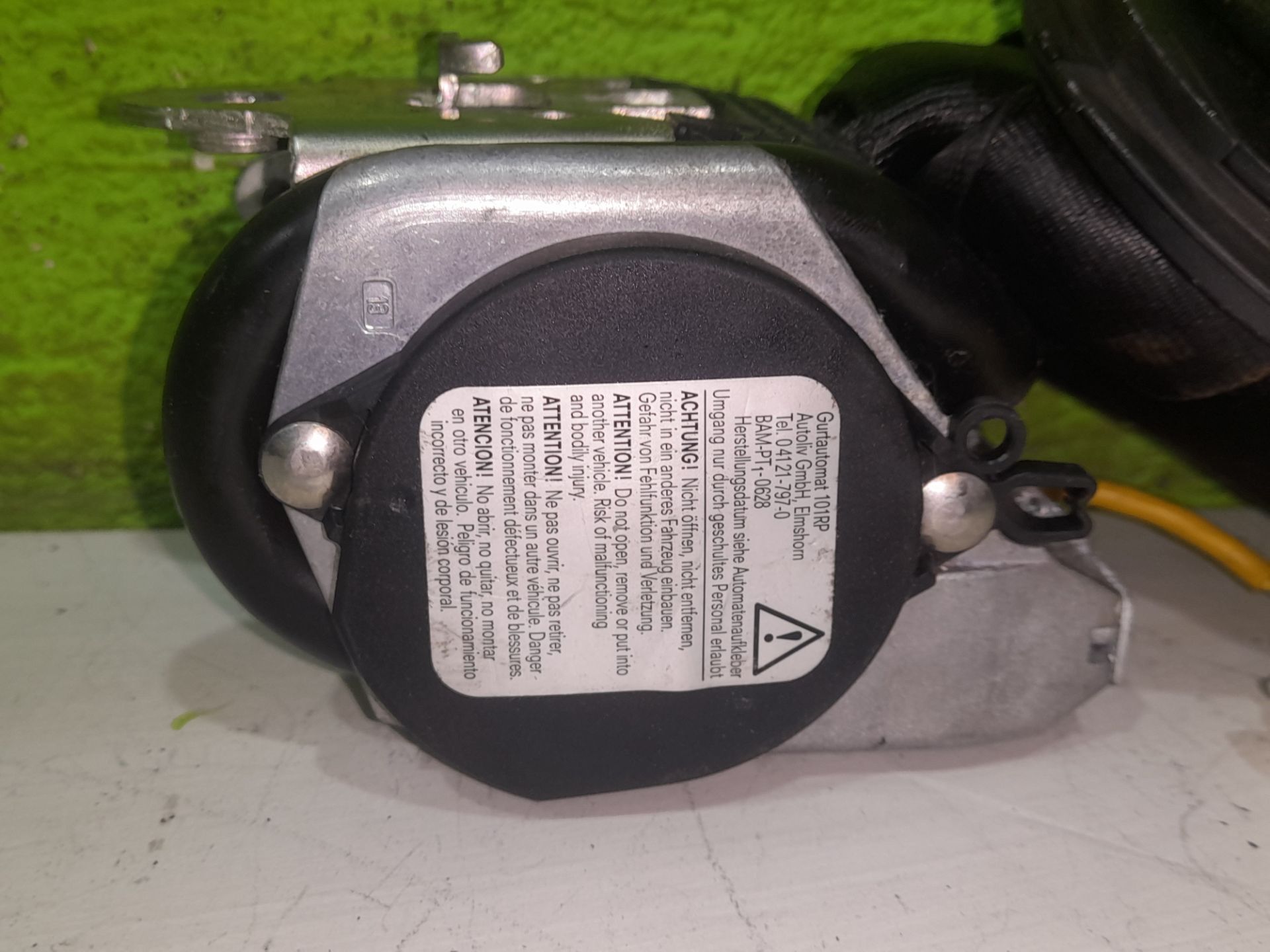 Cinturon seguridad delantero derecho   no identificado