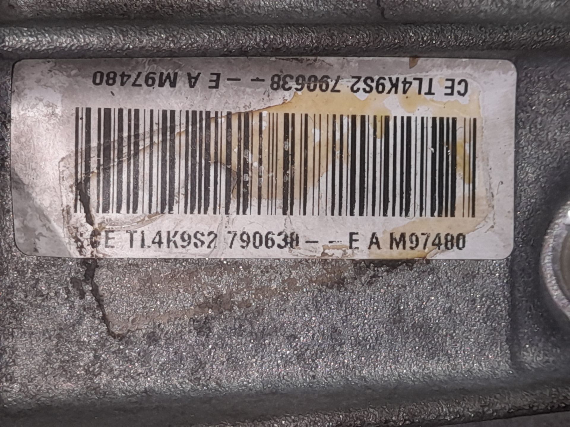 Caja cambios renault  no identificado