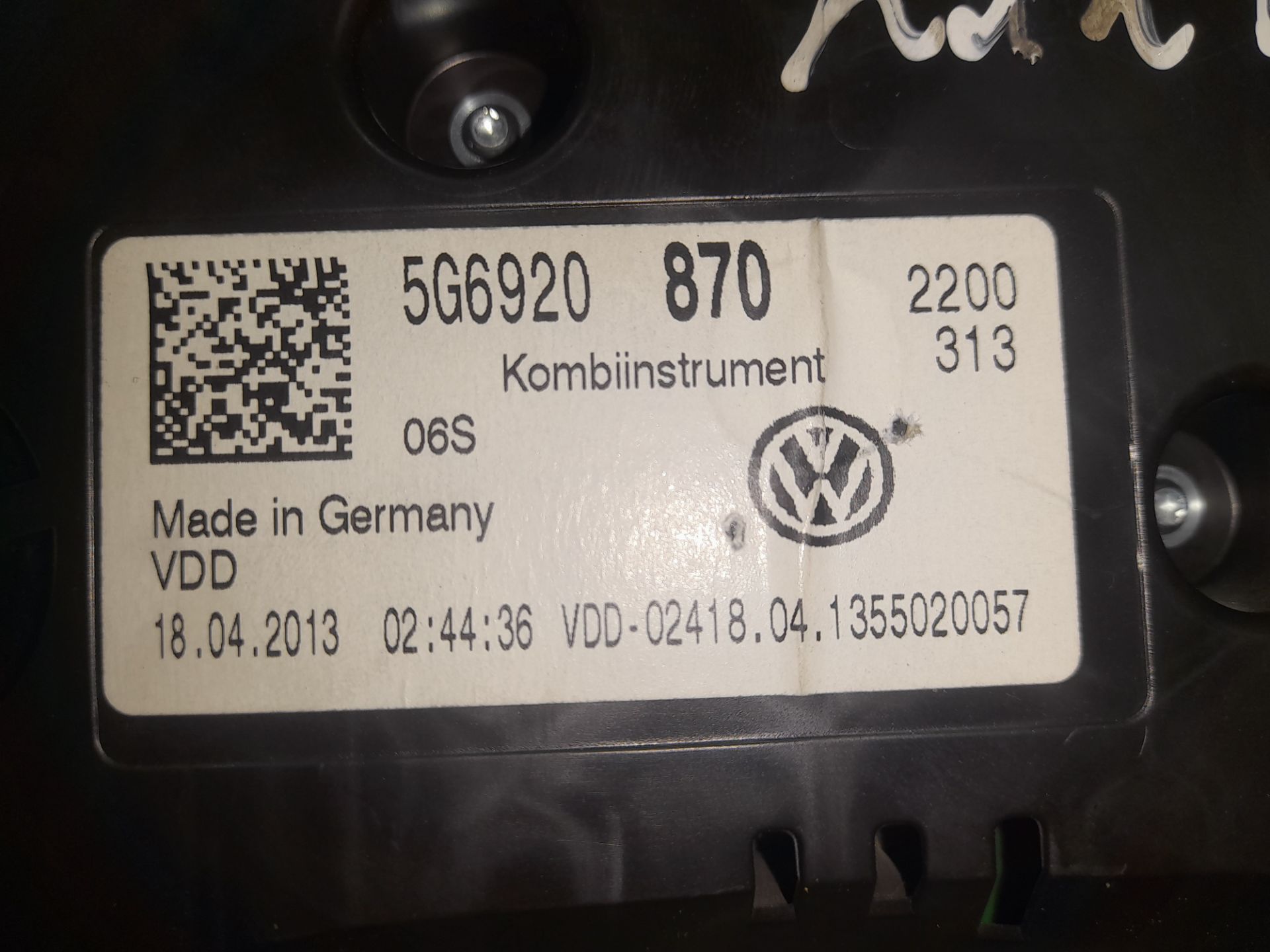 Cuadro instrumentos volkswagen golf vii (5g1be1) gti bluemotion