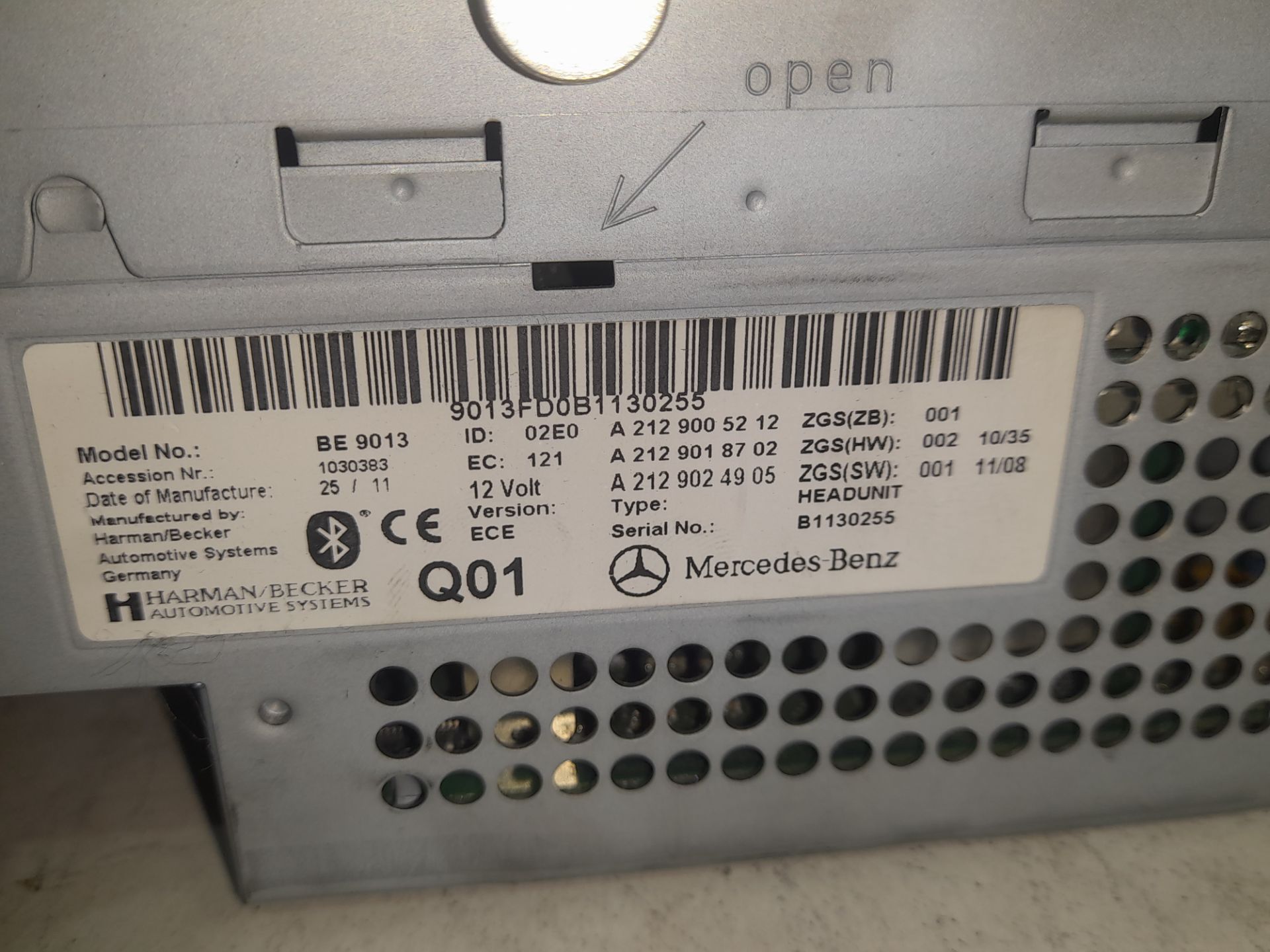 Sistema audio / radio cd mercedes-benz clase e (bm 212) familiar 220 cdi blueefficiency (212.20