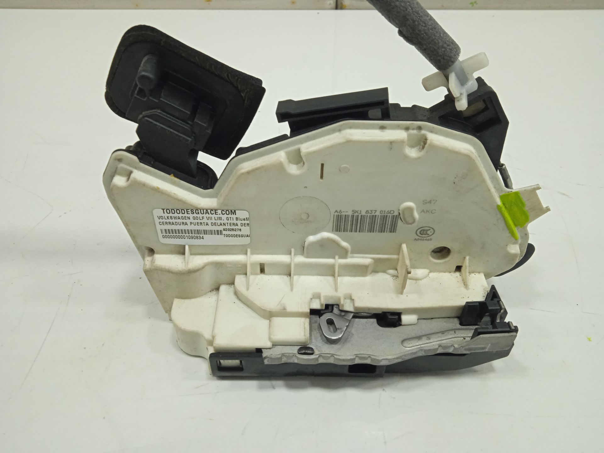 Cerradura puerta delantera derecha volkswagen golf vii (5g1be1) gti bluemotion