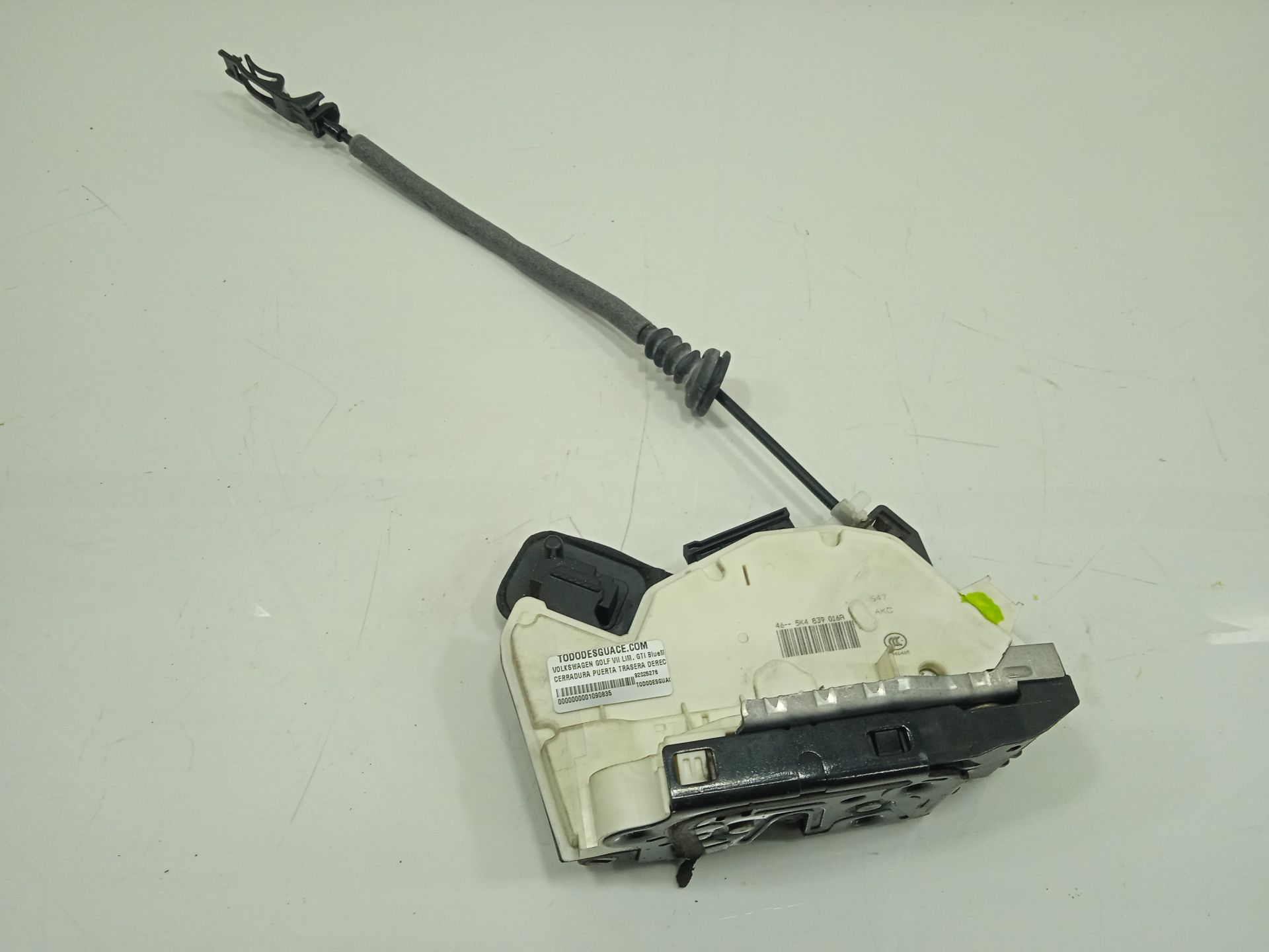 Cerradura puerta trasera derecha volkswagen golf vii (5g1be1) gti bluemotion