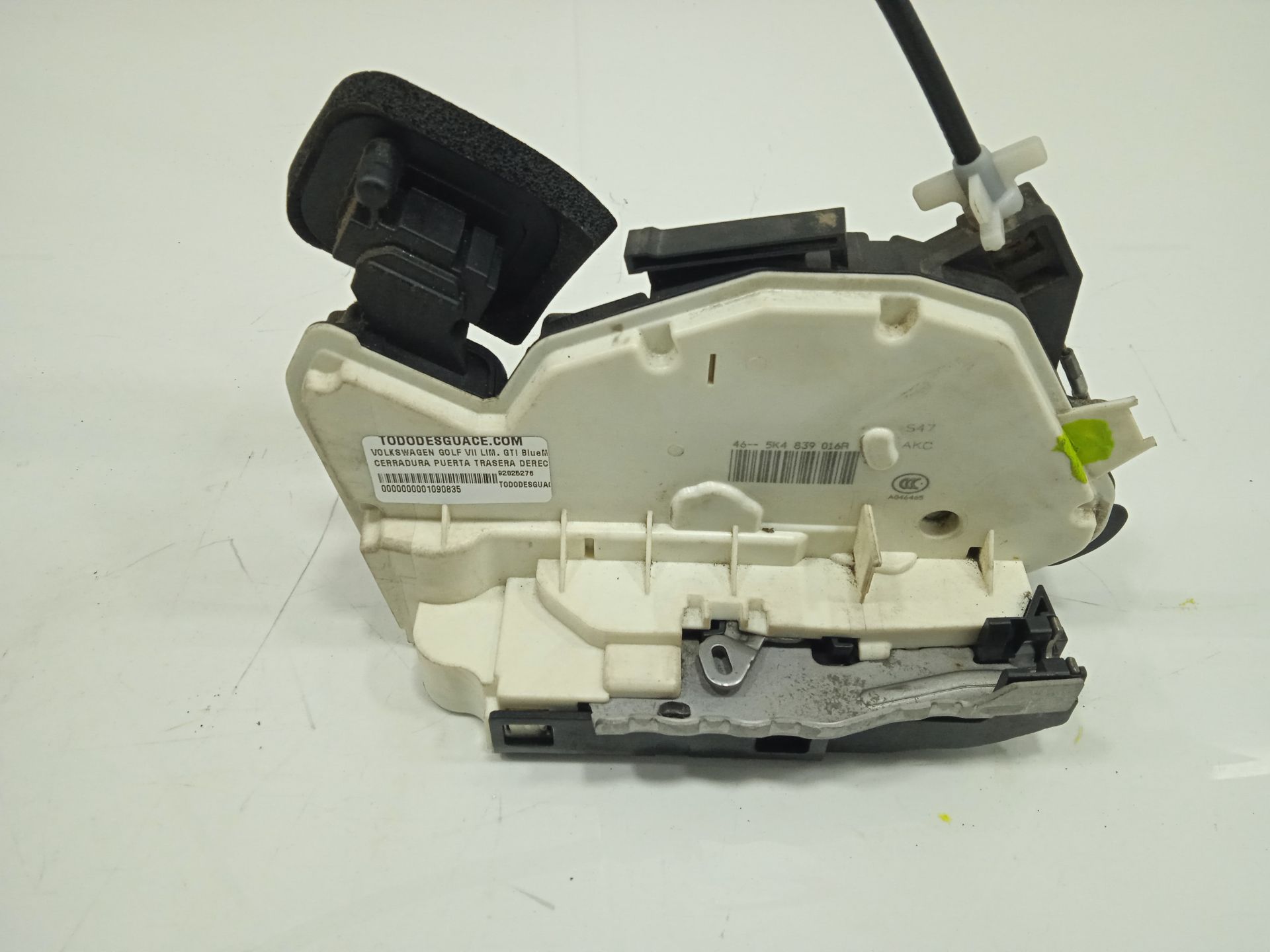 Cerradura puerta trasera derecha volkswagen golf vii (5g1be1) gti bluemotion