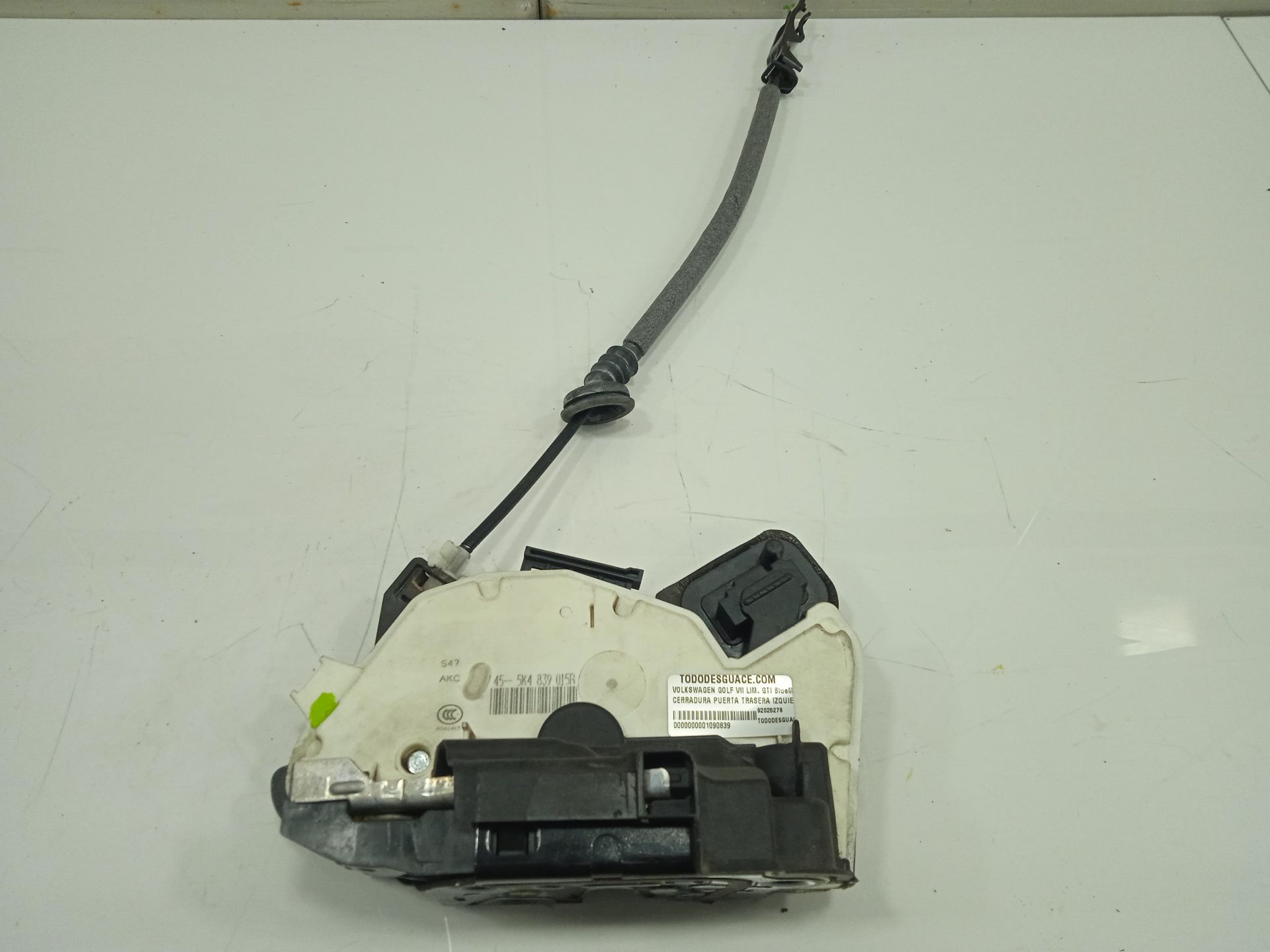Cerradura puerta trasera izquierda volkswagen golf vii (5g1be1) gti bluemotion