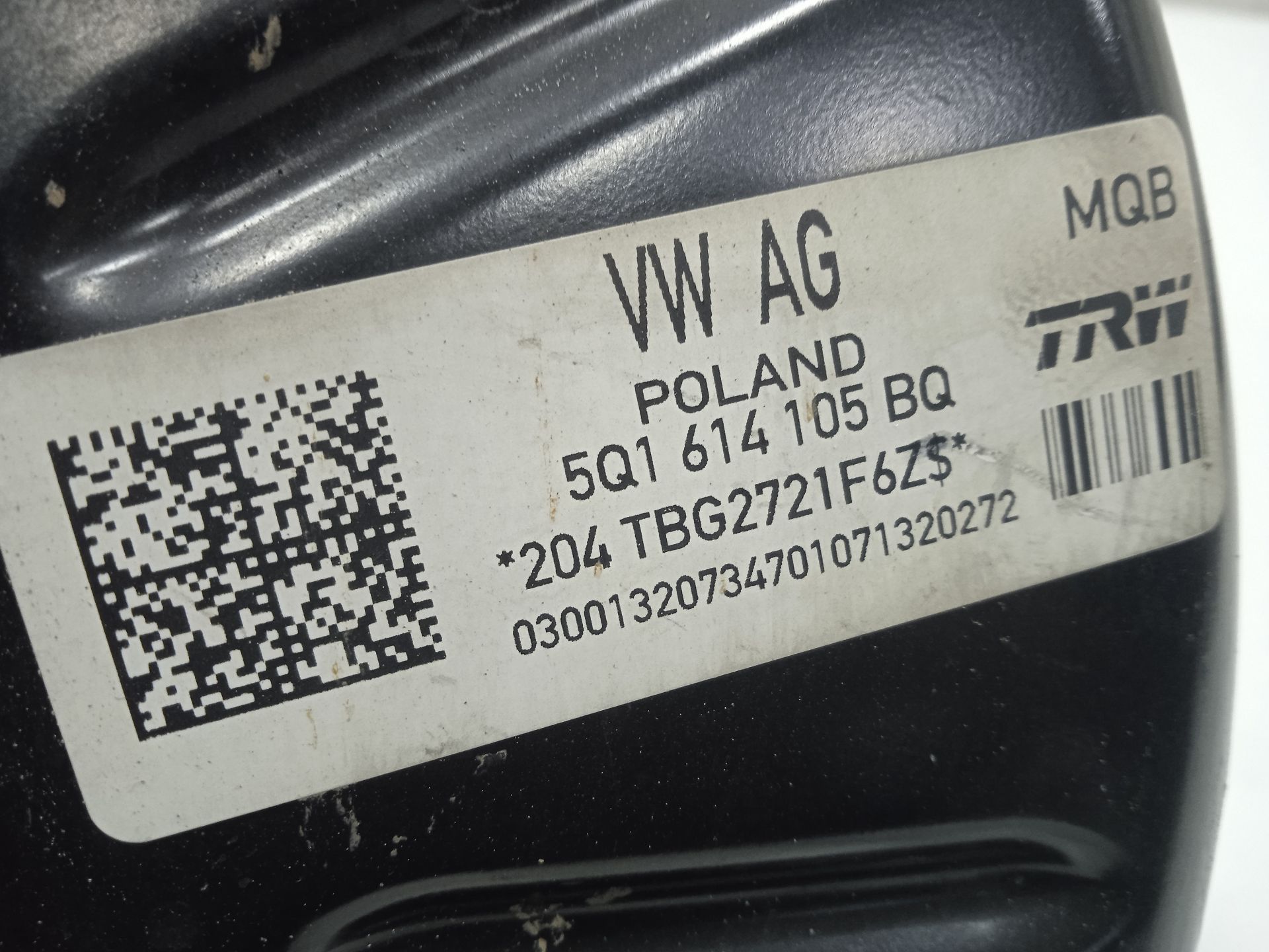 Servofreno volkswagen golf vii (5g1be1) gti bluemotion