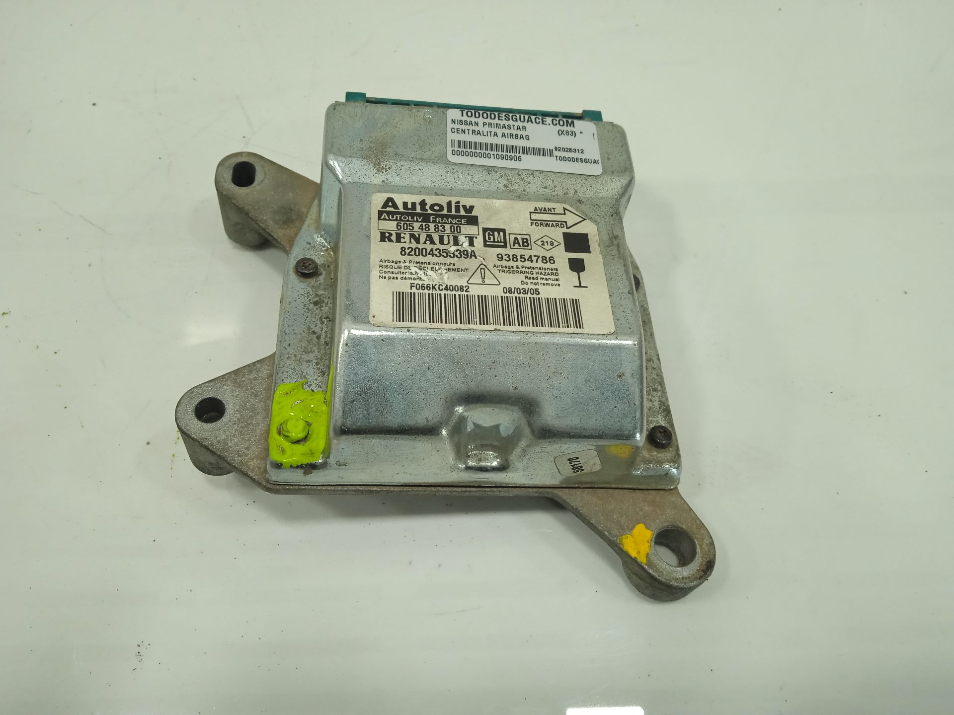 Centralita airbag nissan primastar (x83) 