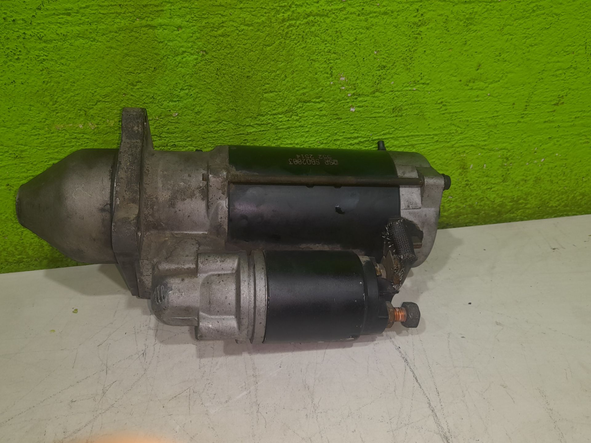 Motor arranque man  no identificado