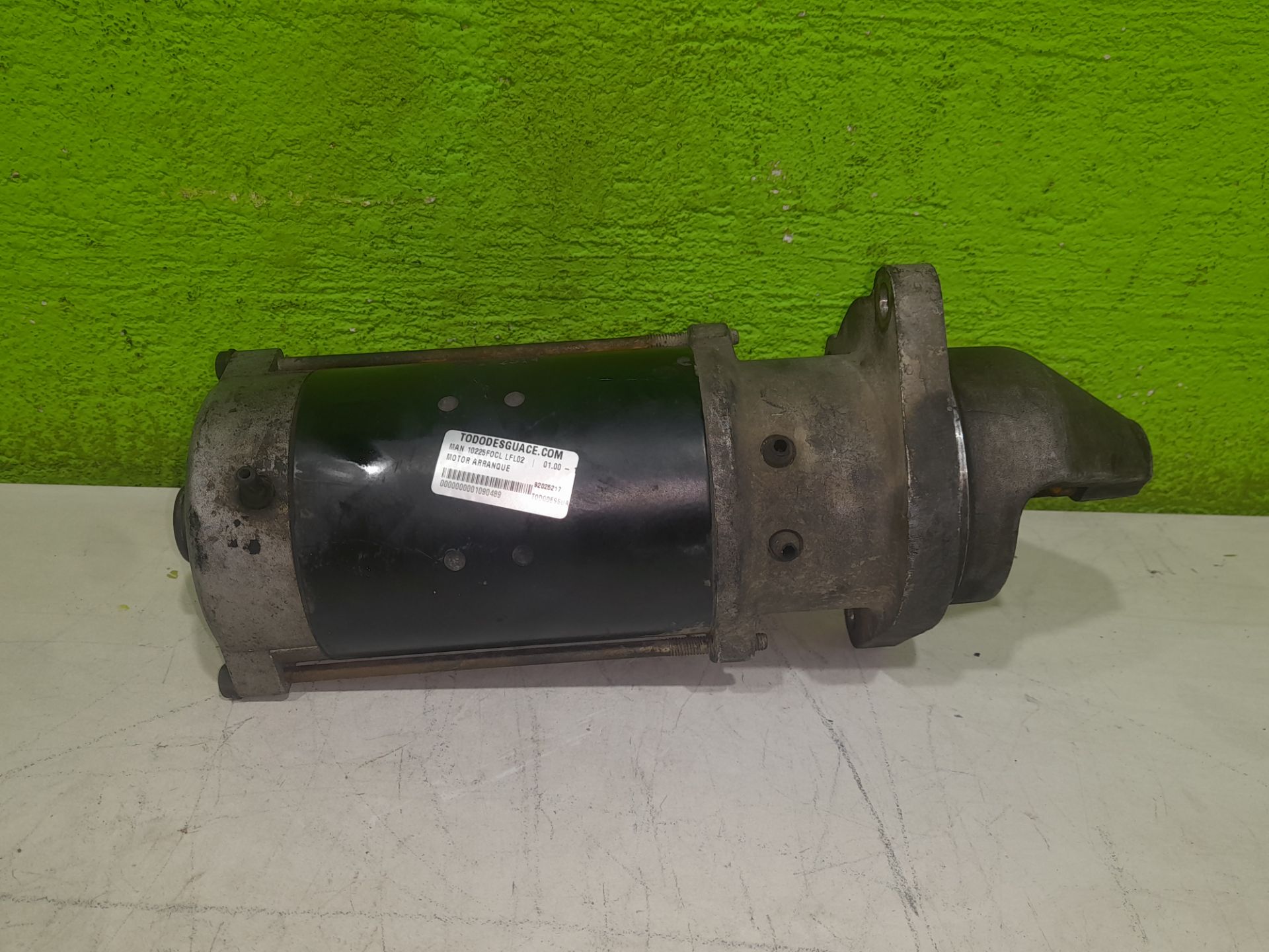 Motor arranque man  no identificado