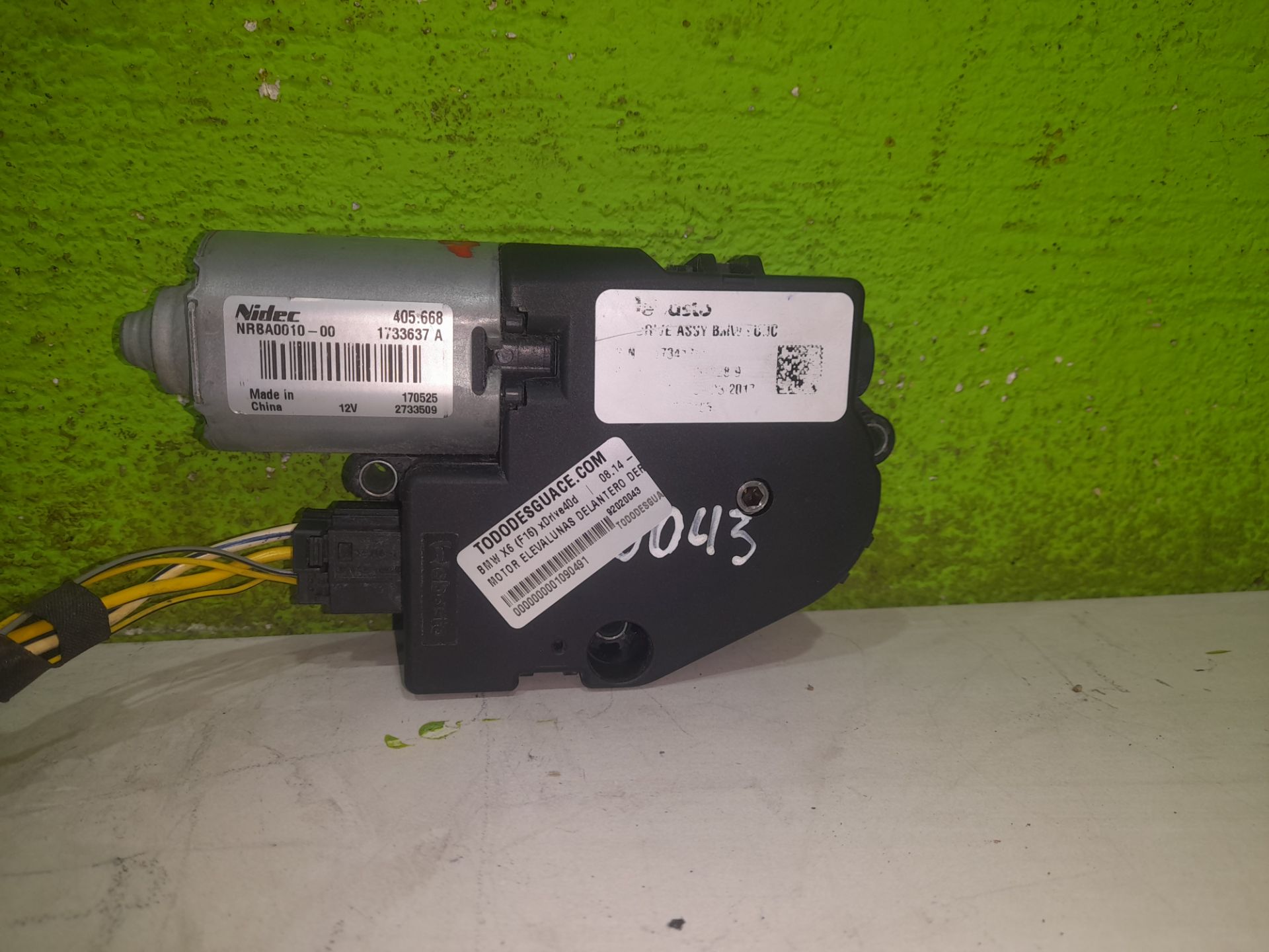 Motor techo electrico bmw serie x6 (f16) xdrive40d