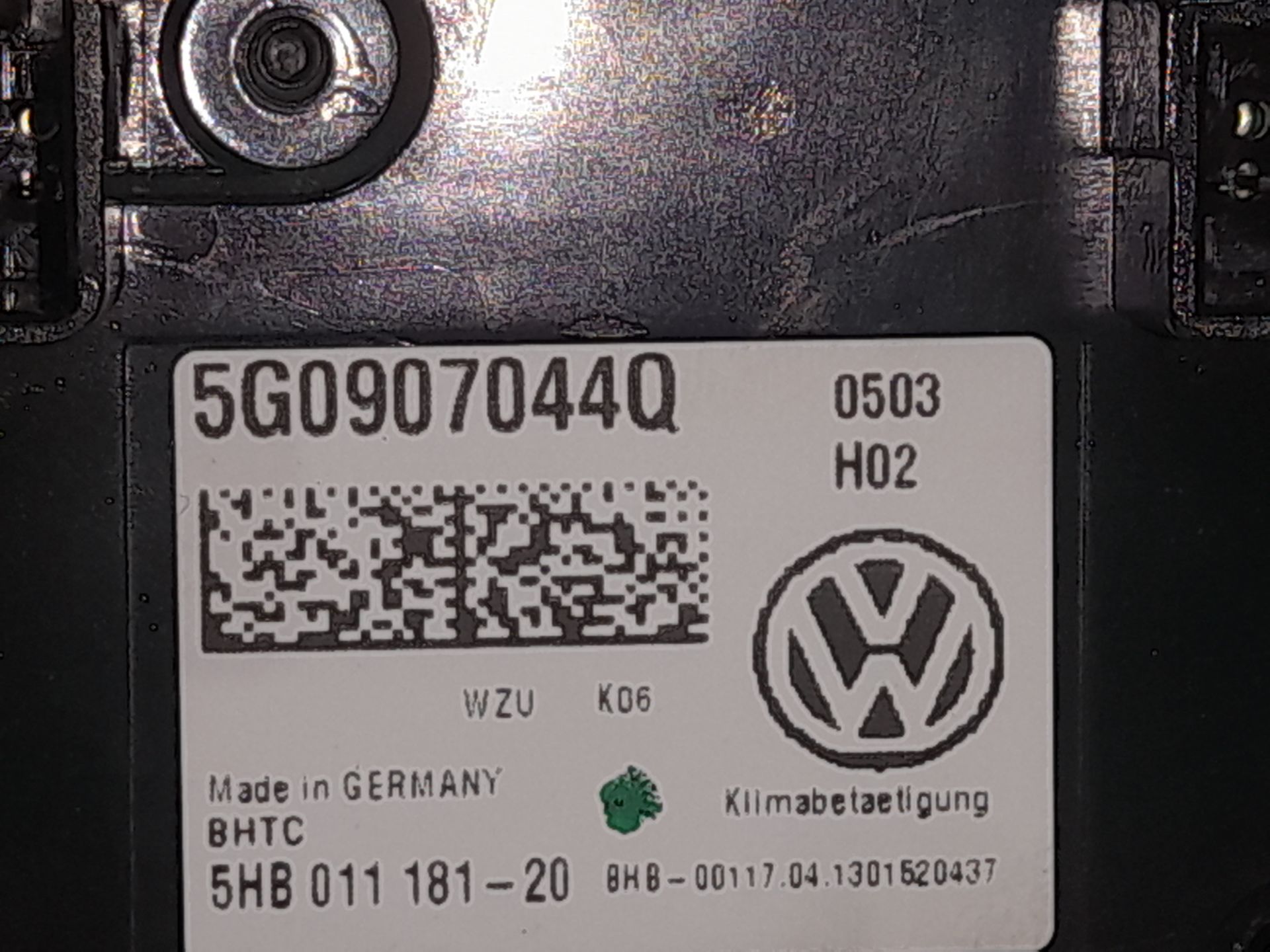 Mando calefaccion / aire acondicionado volkswagen golf vii (5g1be1) gti bluemotion