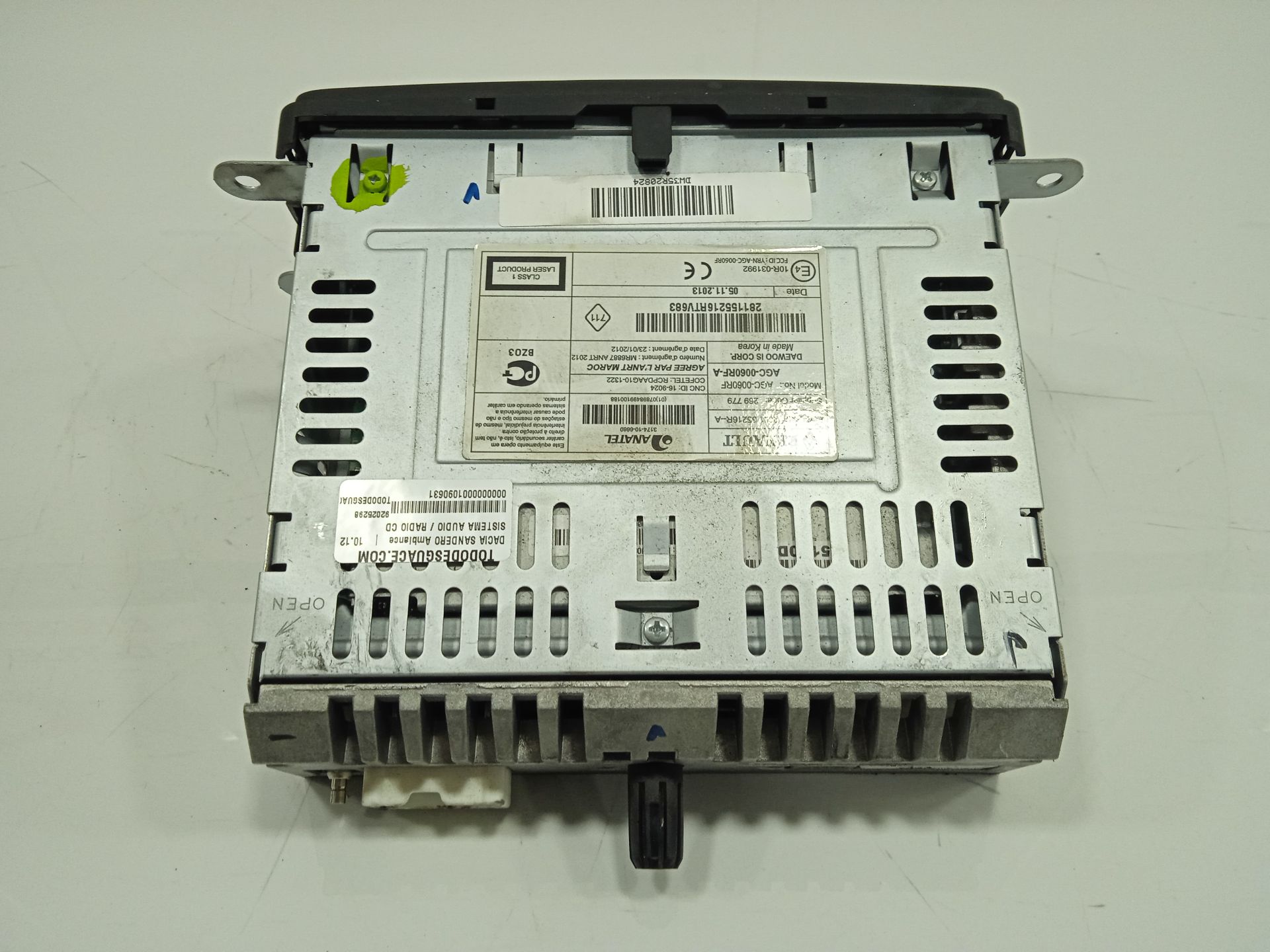 Sistema audio / radio cd dacia sandero ii ambiance