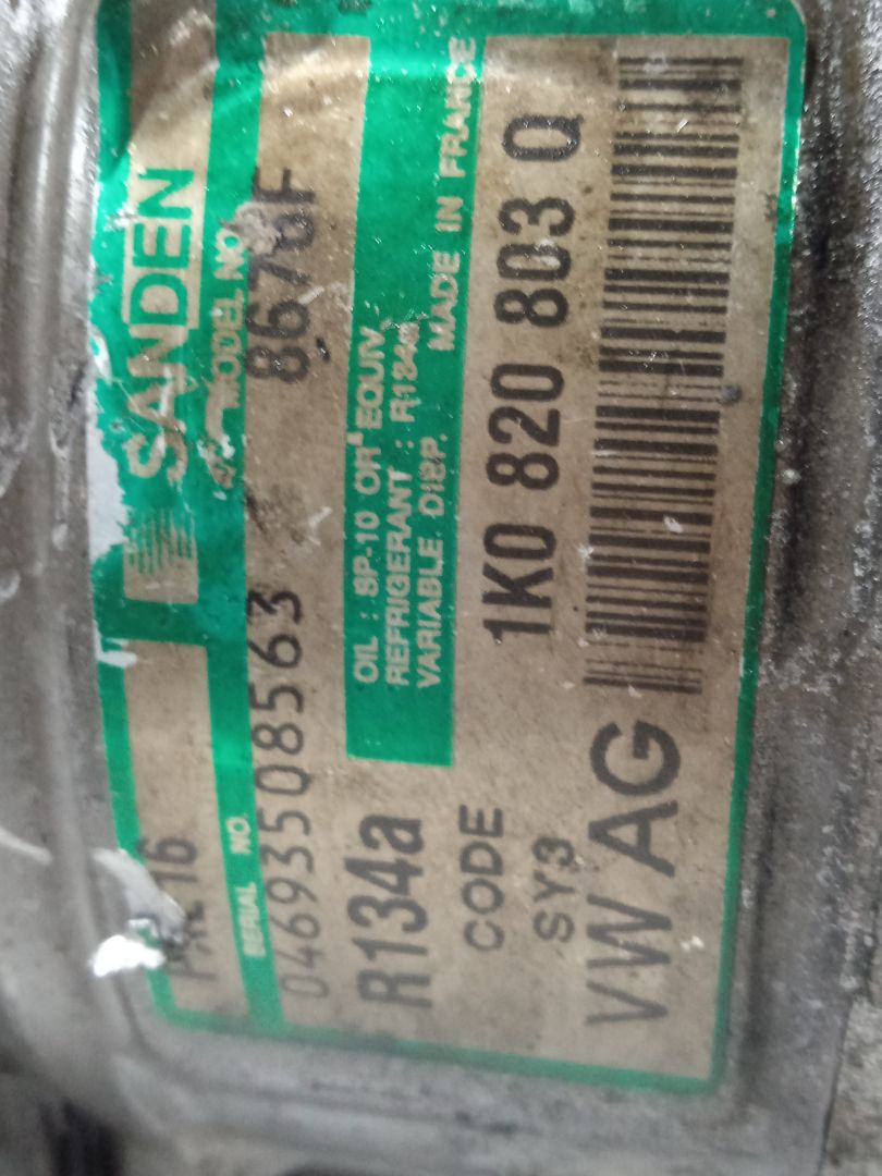 Compresor aire acondicionado   no identificado