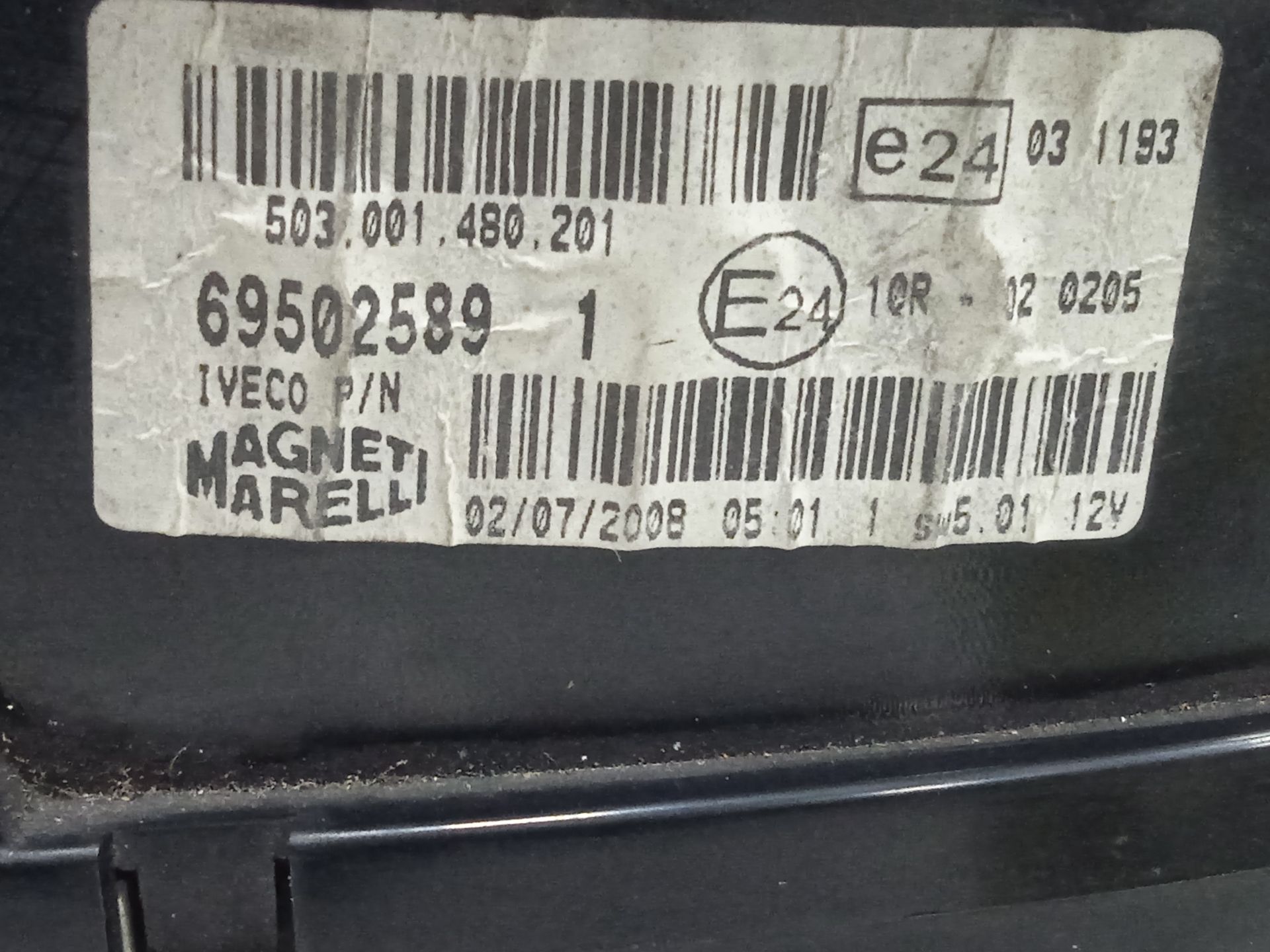 Cuadro instrumentos iveco  no identificado