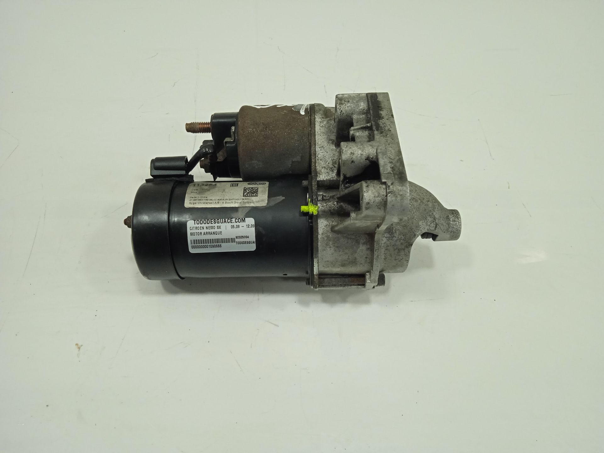 Motor arranque   no identificado