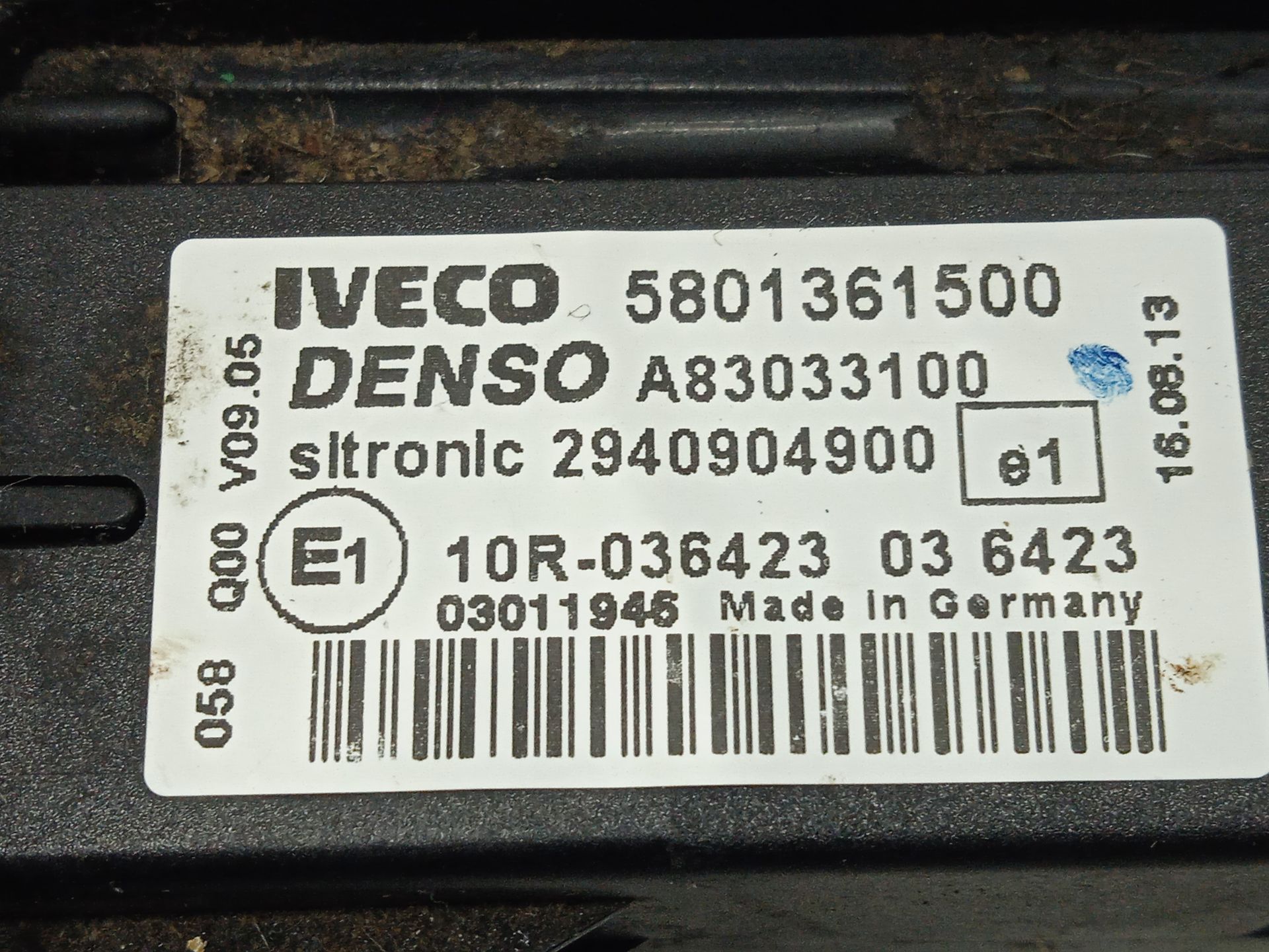 Mando calefaccion / aire acondicionado iveco stralis (ad hi-streetat hi-road)(07.2012) fg ad tp                    4