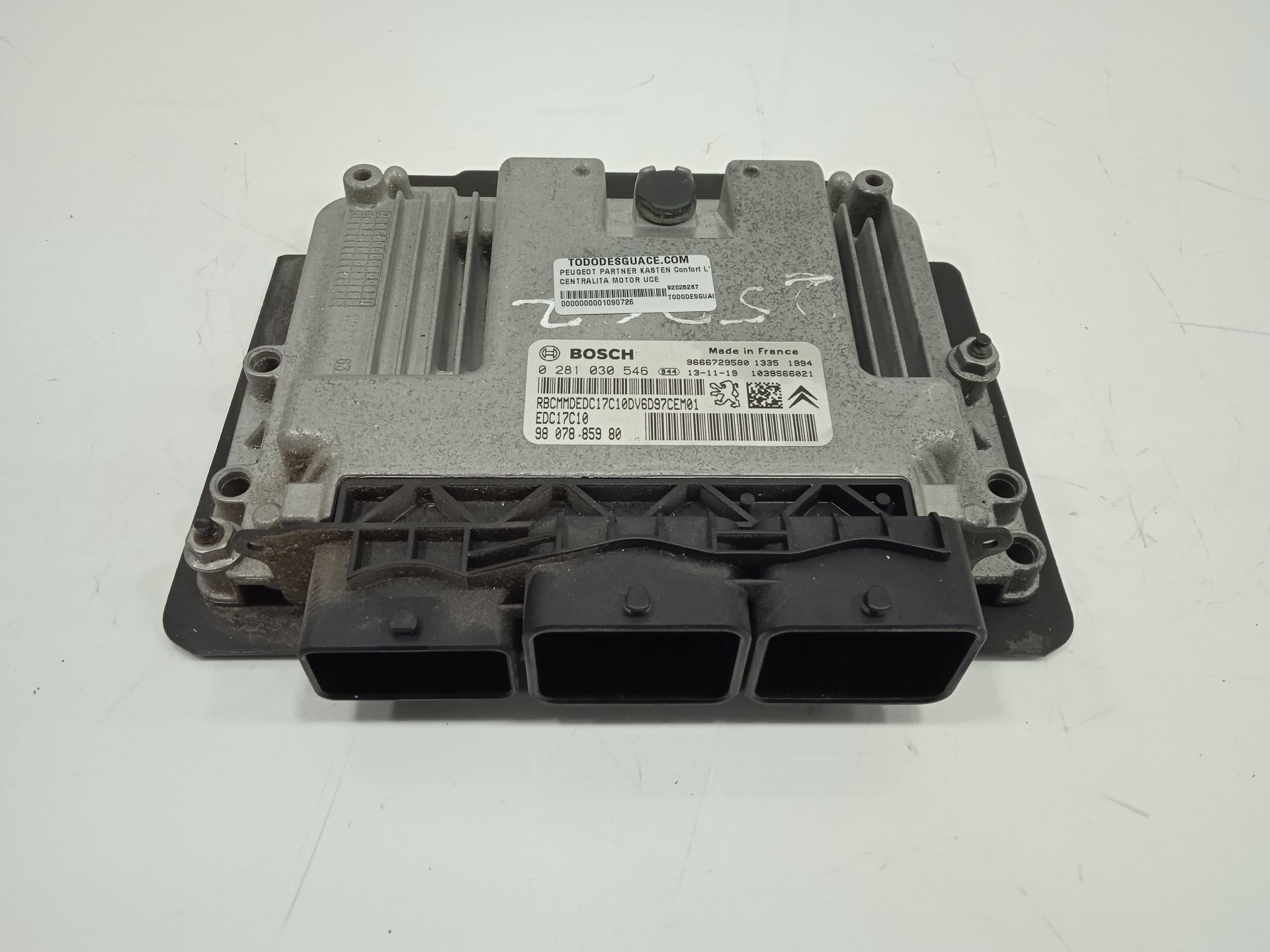 Centralita motor uce   no identificado