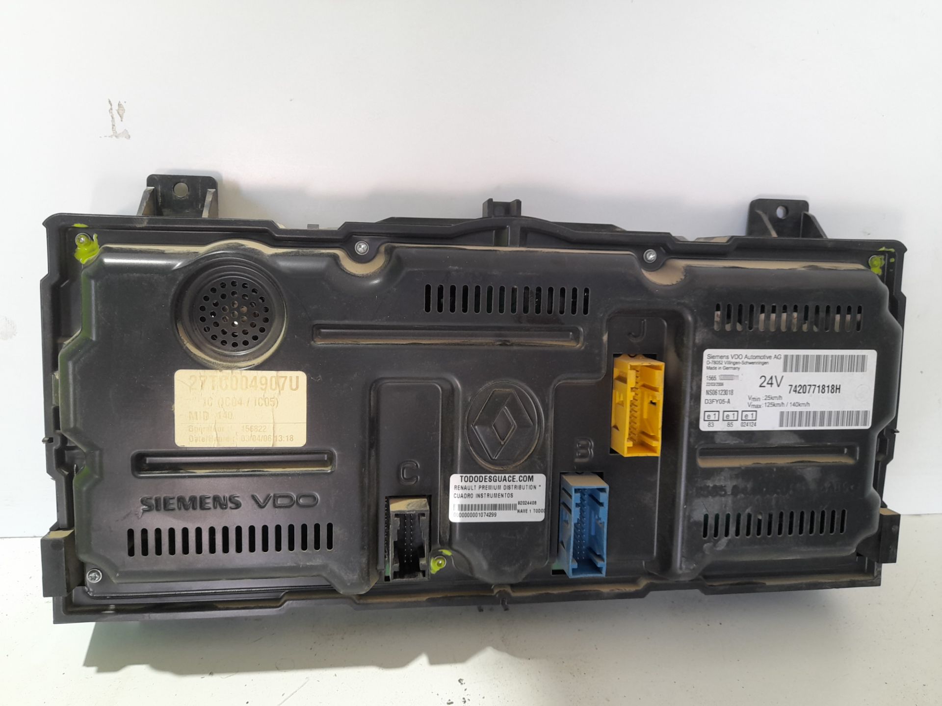 Cuadro instrumentos renault premium distribution 