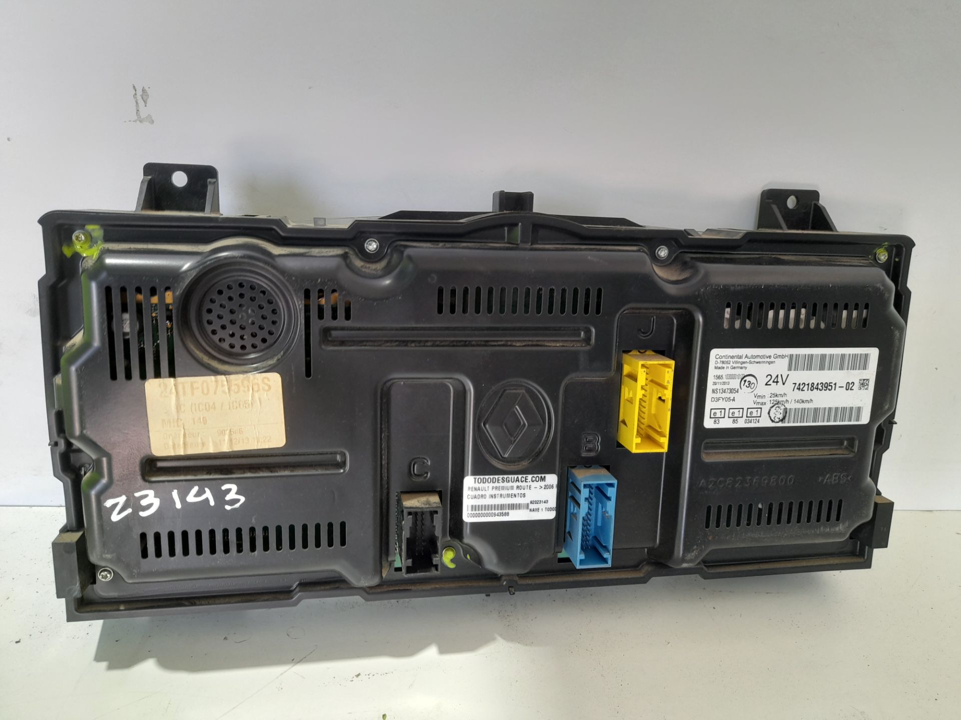 Cuadro instrumentos renault premium route fas 4x2 larga distancia