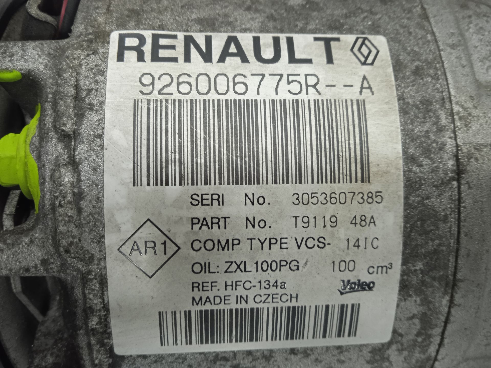 Compresor aire acondicionado dacia sandero ii ambiance