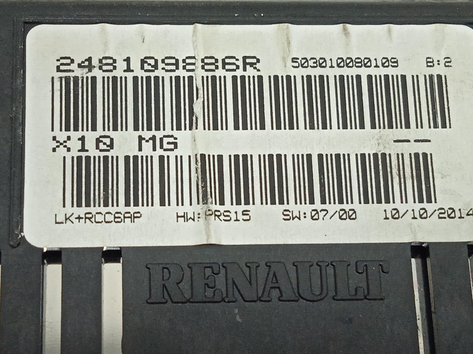 Cuadro instrumentos renault zoe entry