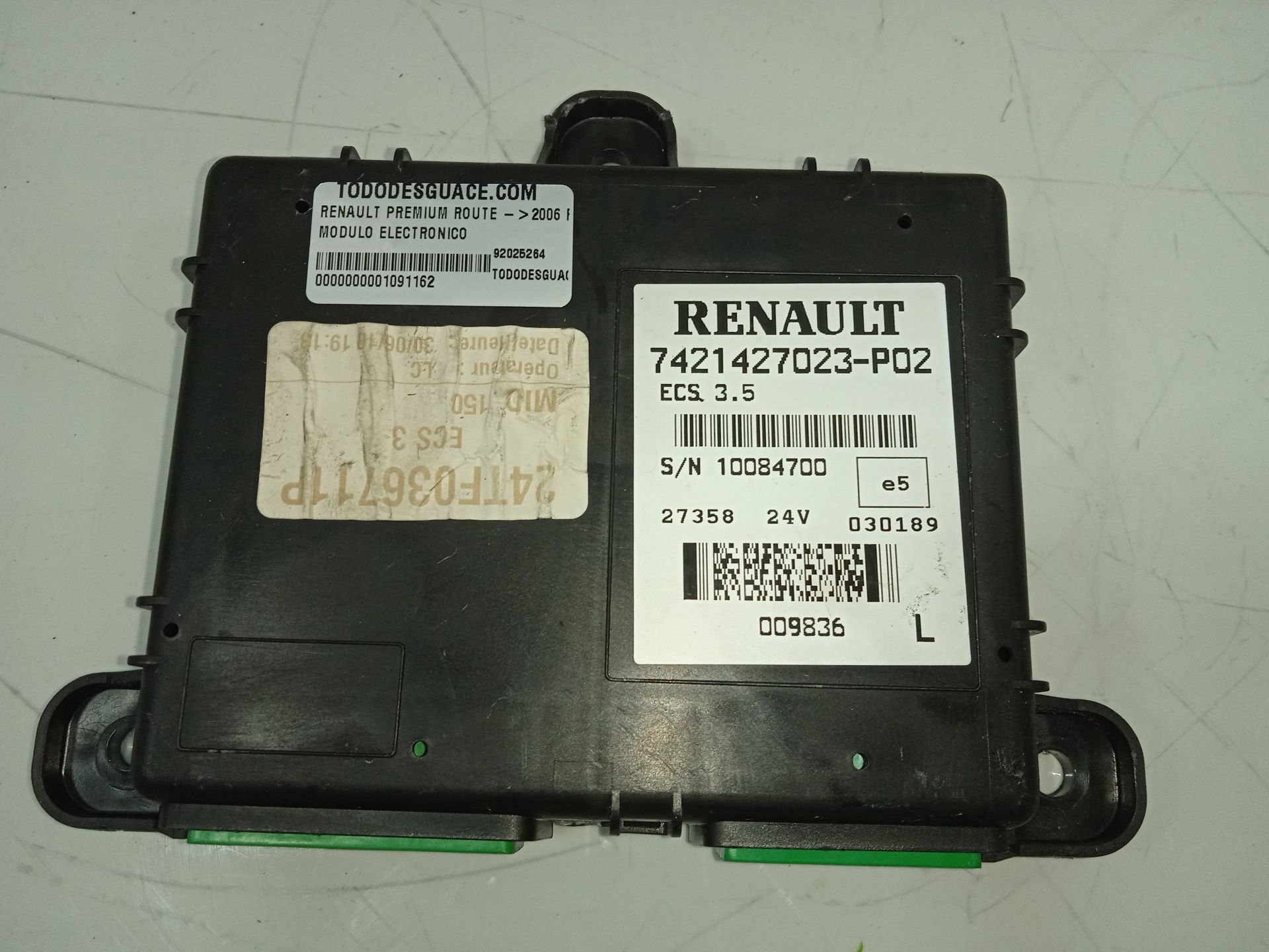 Modulo electronico renault premium route fg 4x2 larga distancia