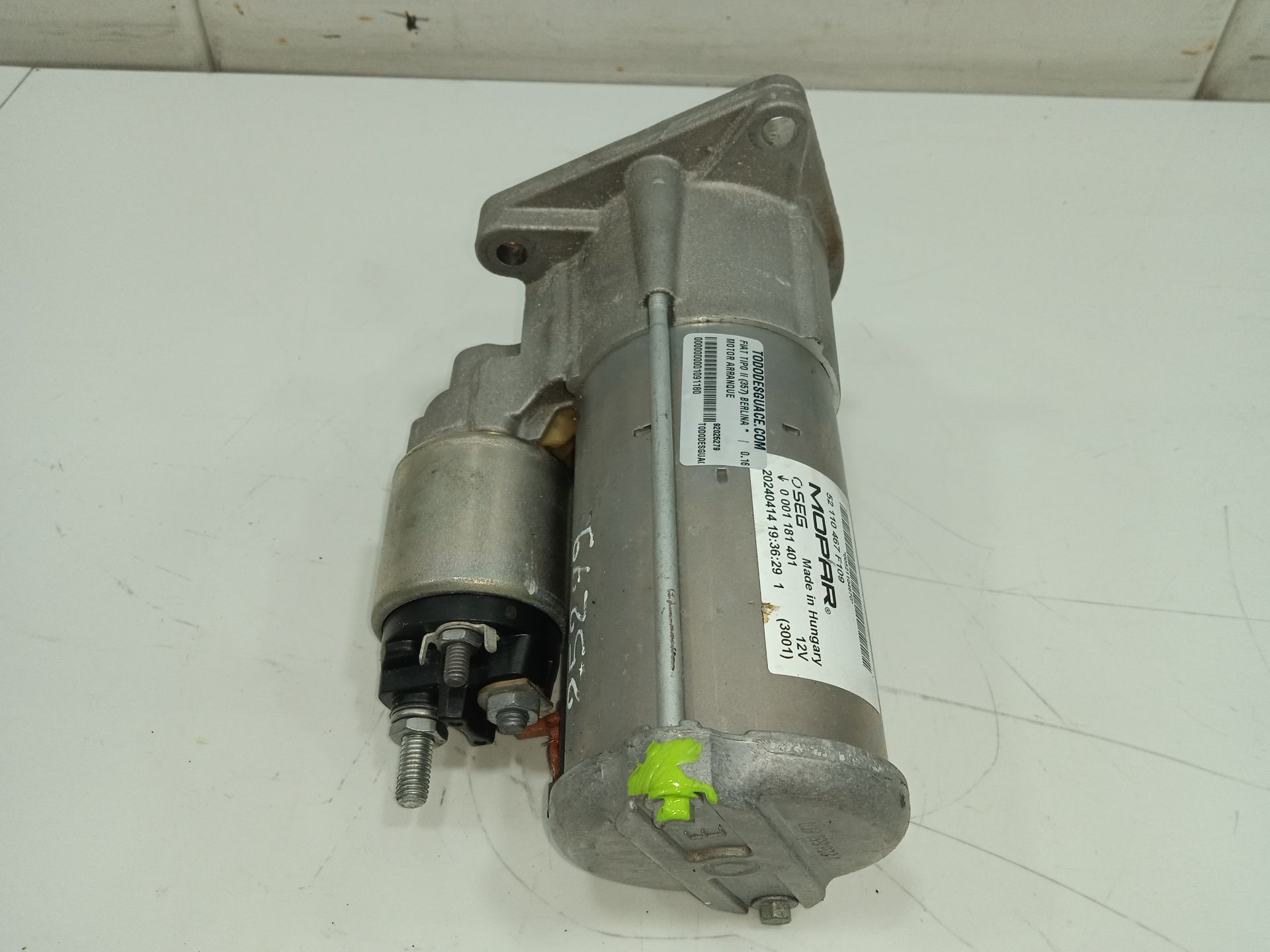 Motor arranque fiat ii tipo (357) hatchback 
