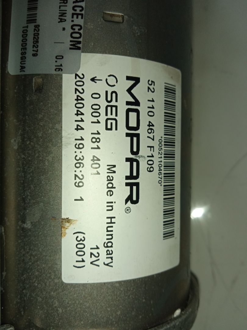 Motor arranque fiat ii tipo (357) hatchback 