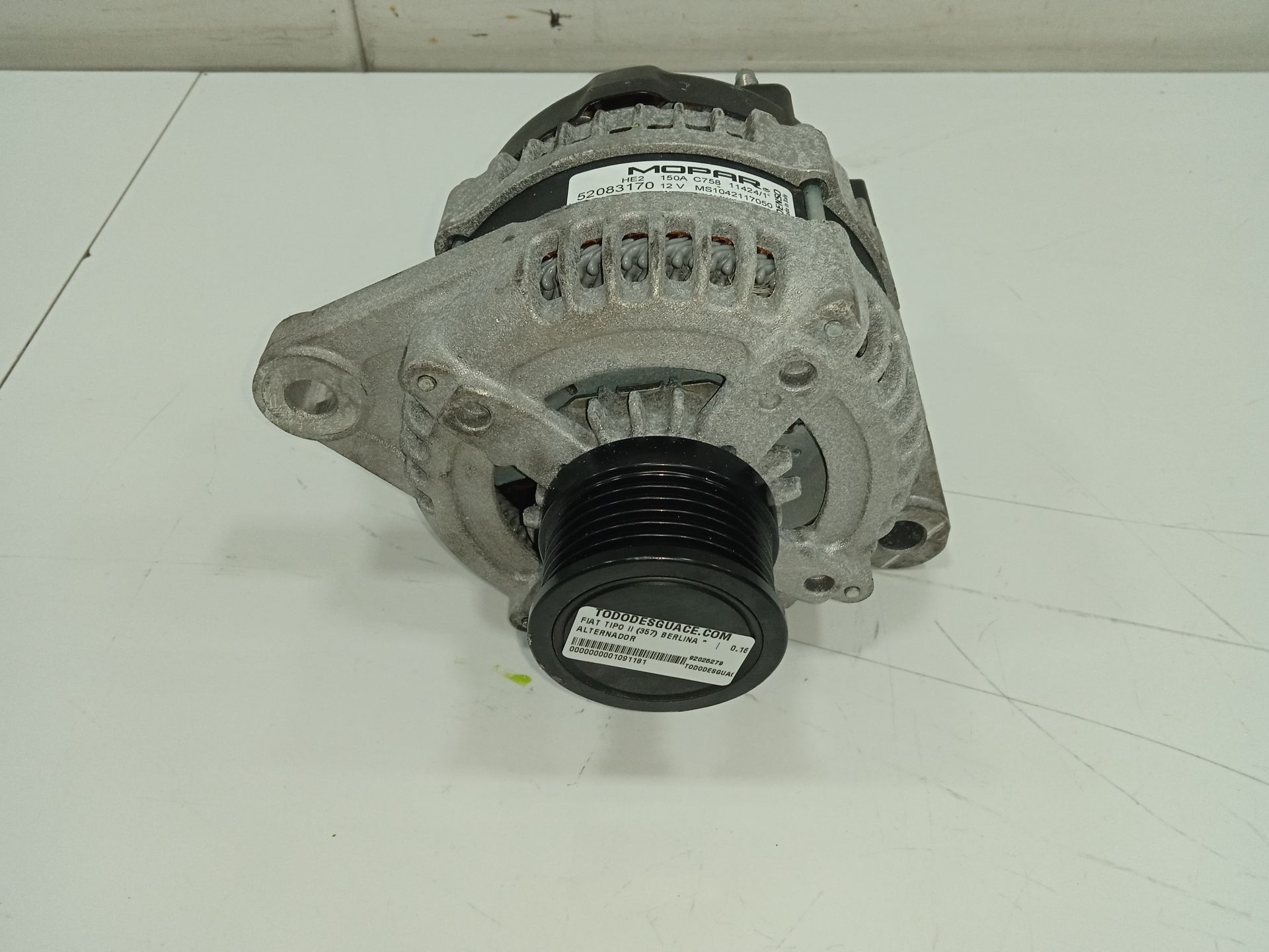 Alternador fiat ii tipo (357) hatchback 