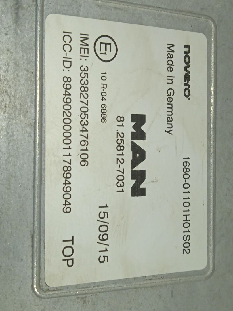Modulo electronico man tgx 18.xxx (2007) fg    4x2   bl xl