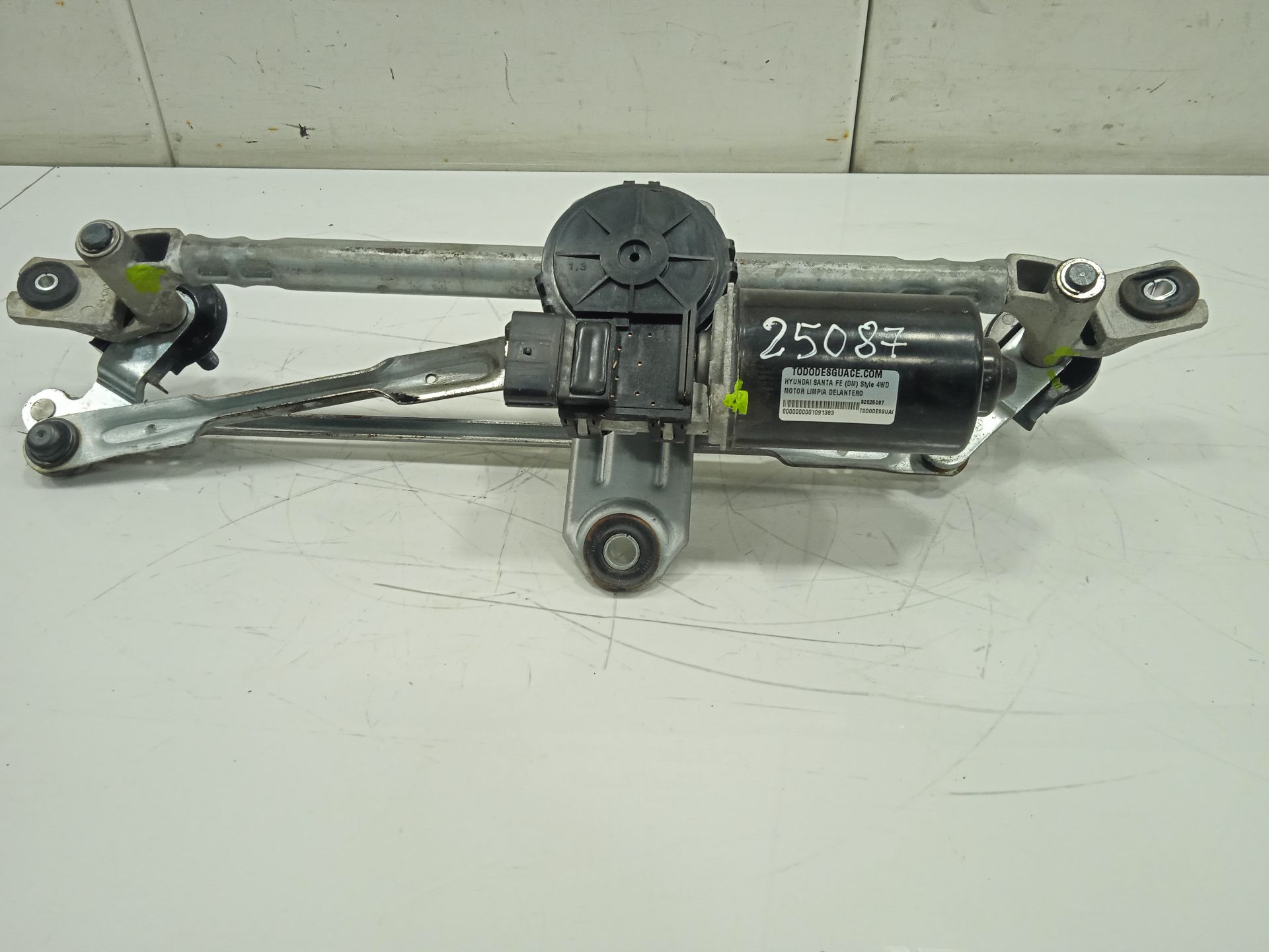 Motor limpia delantero   no identificado