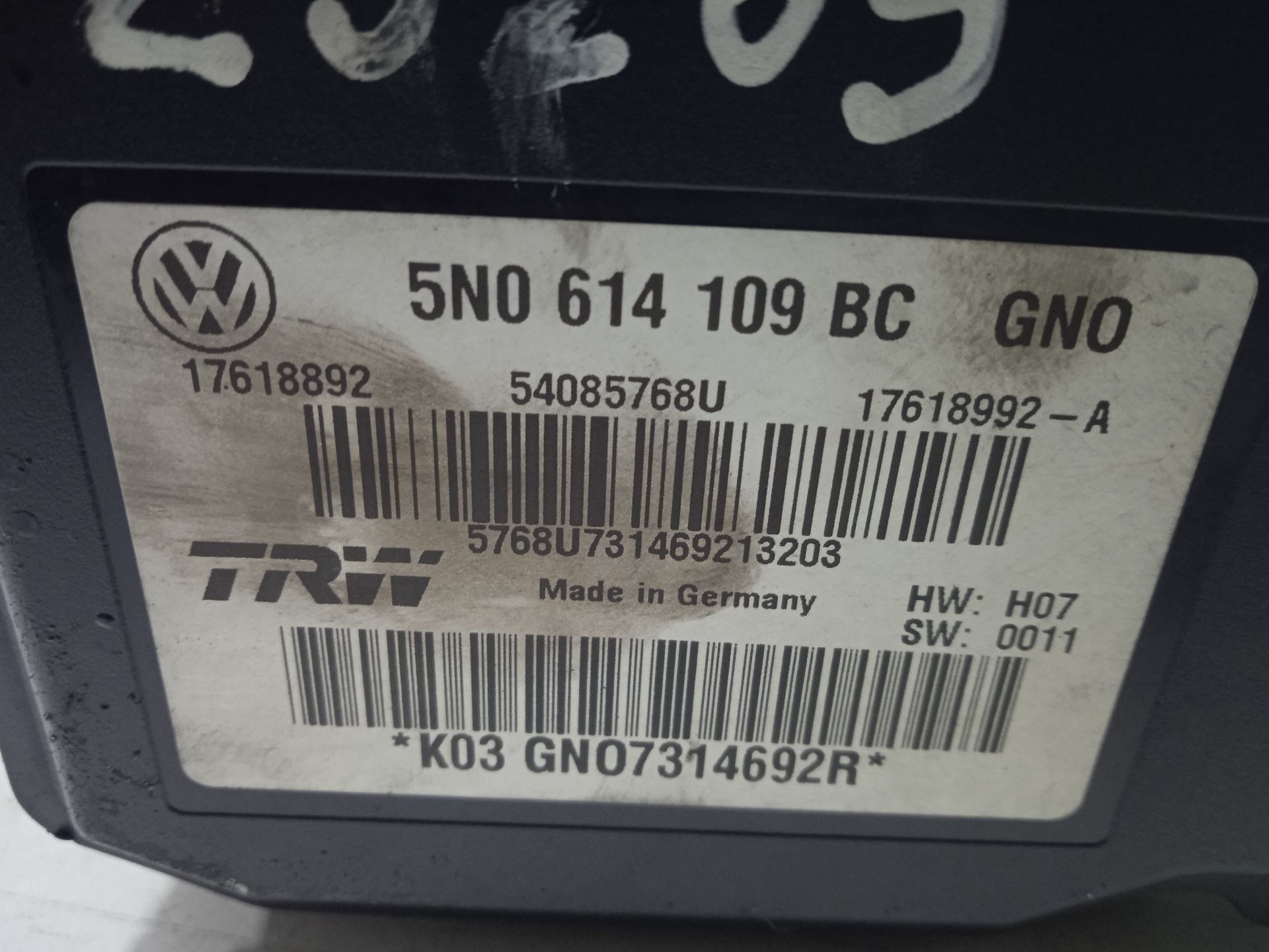Abs volkswagen tiguan (5n2) country 4motion bluemotion