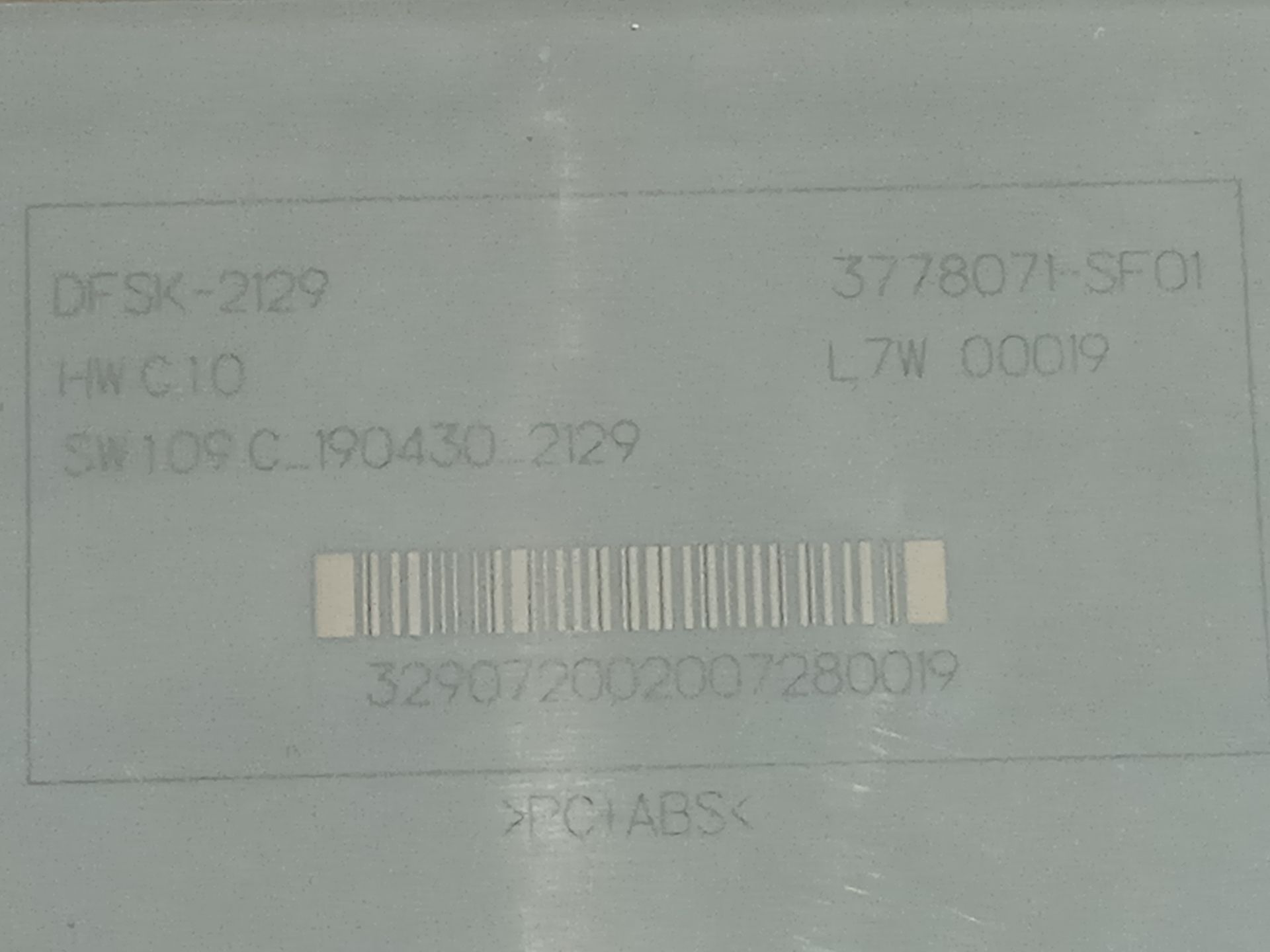 Modulo electronico   no identificado