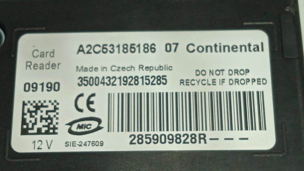 Conmutador de arranque renault  no identificado