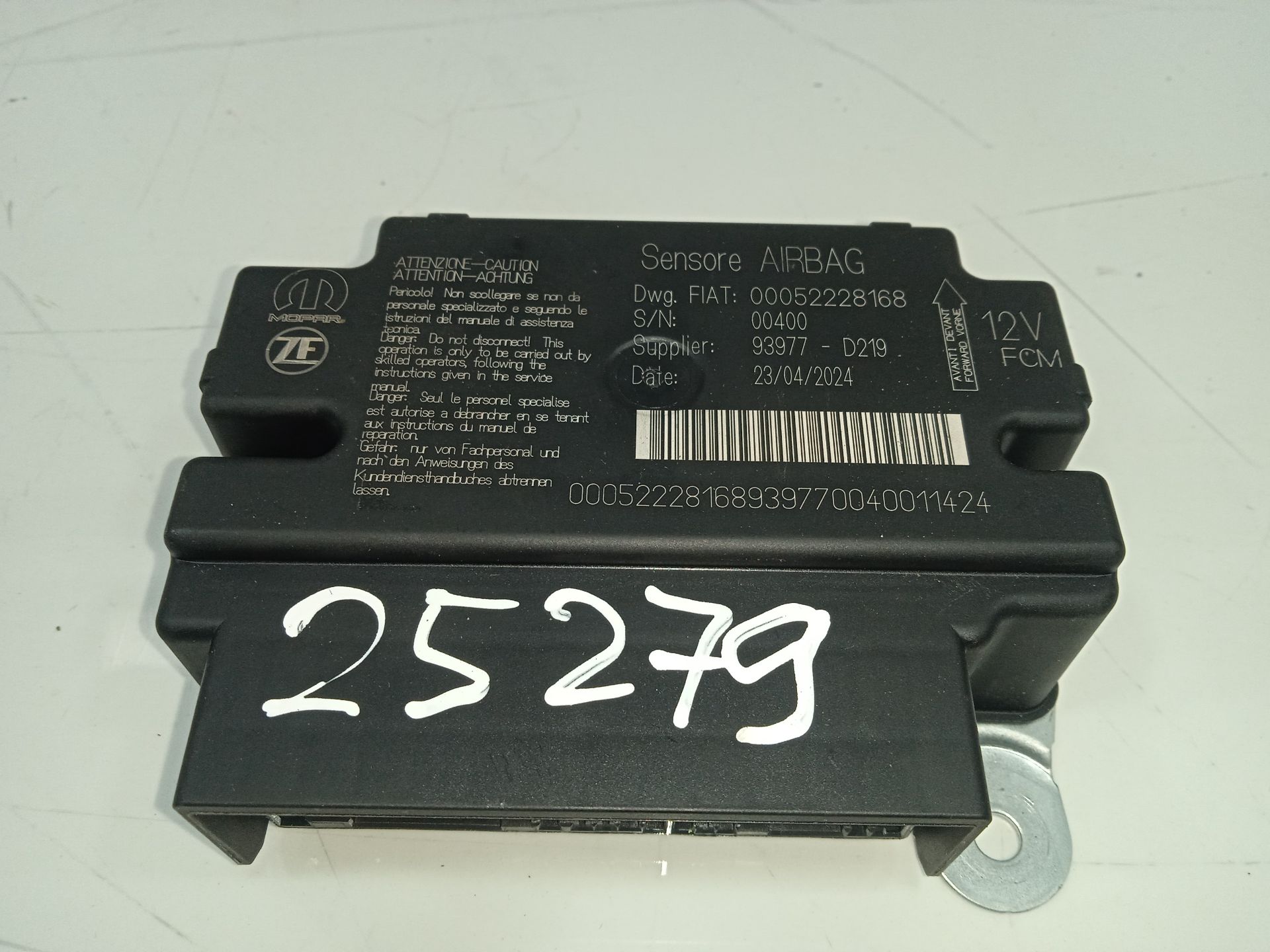 Centralita airbag fiat ii tipo (357) hatchback city sport