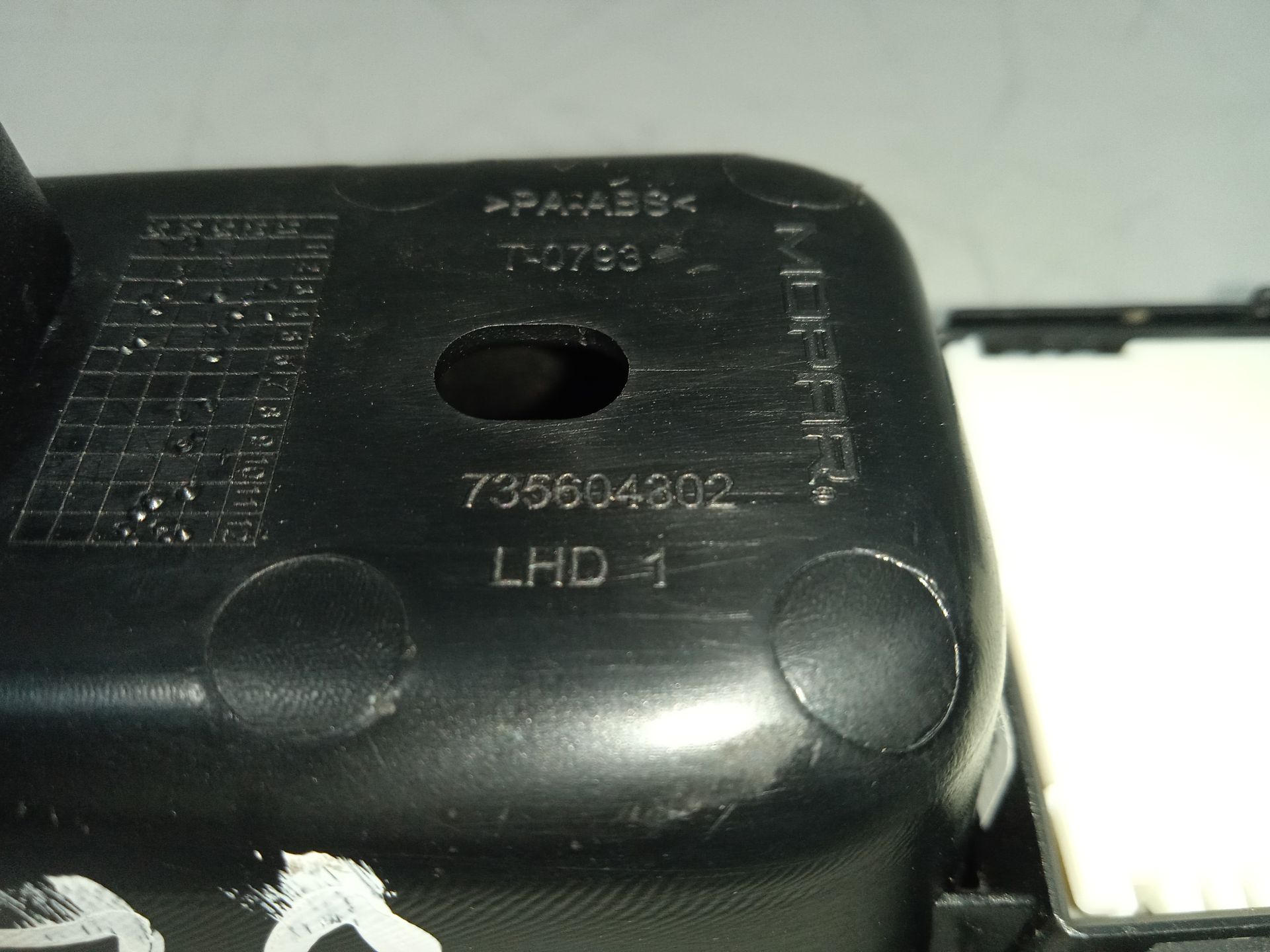 Mando elevalunas delantero izquierdo fiat ii tipo (357) hatchback city sport