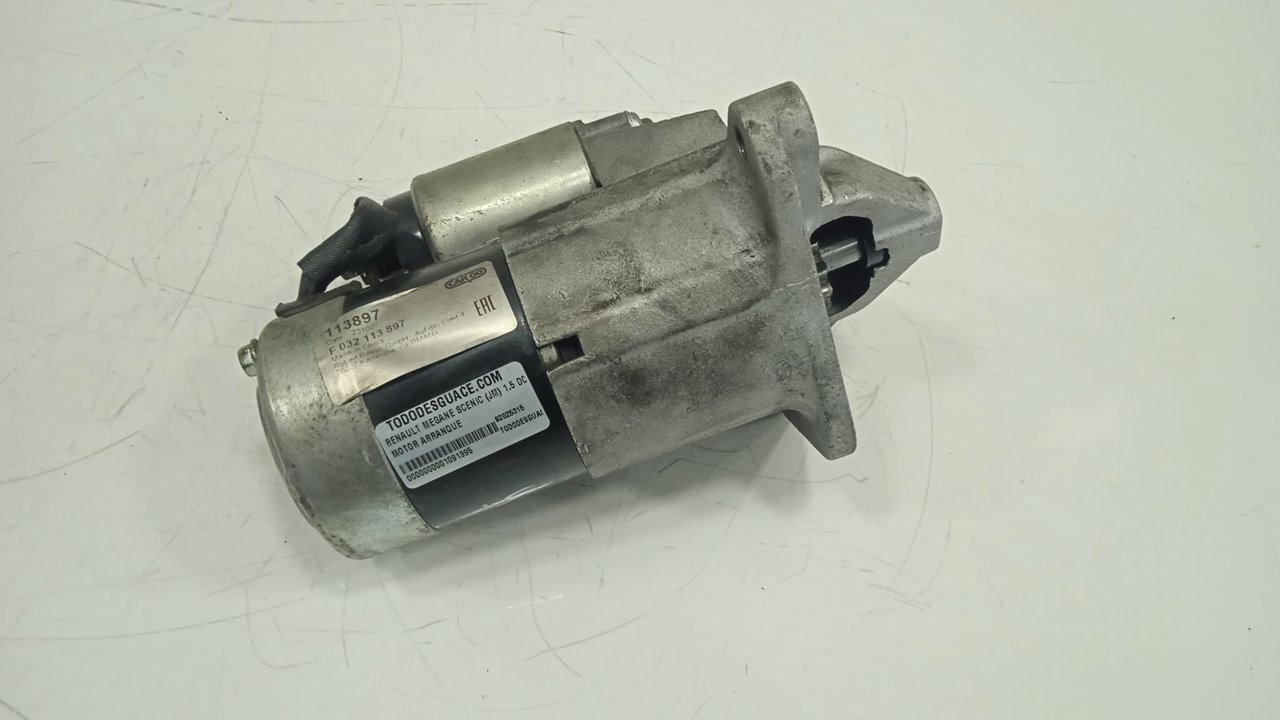 Motor arranque   no identificado