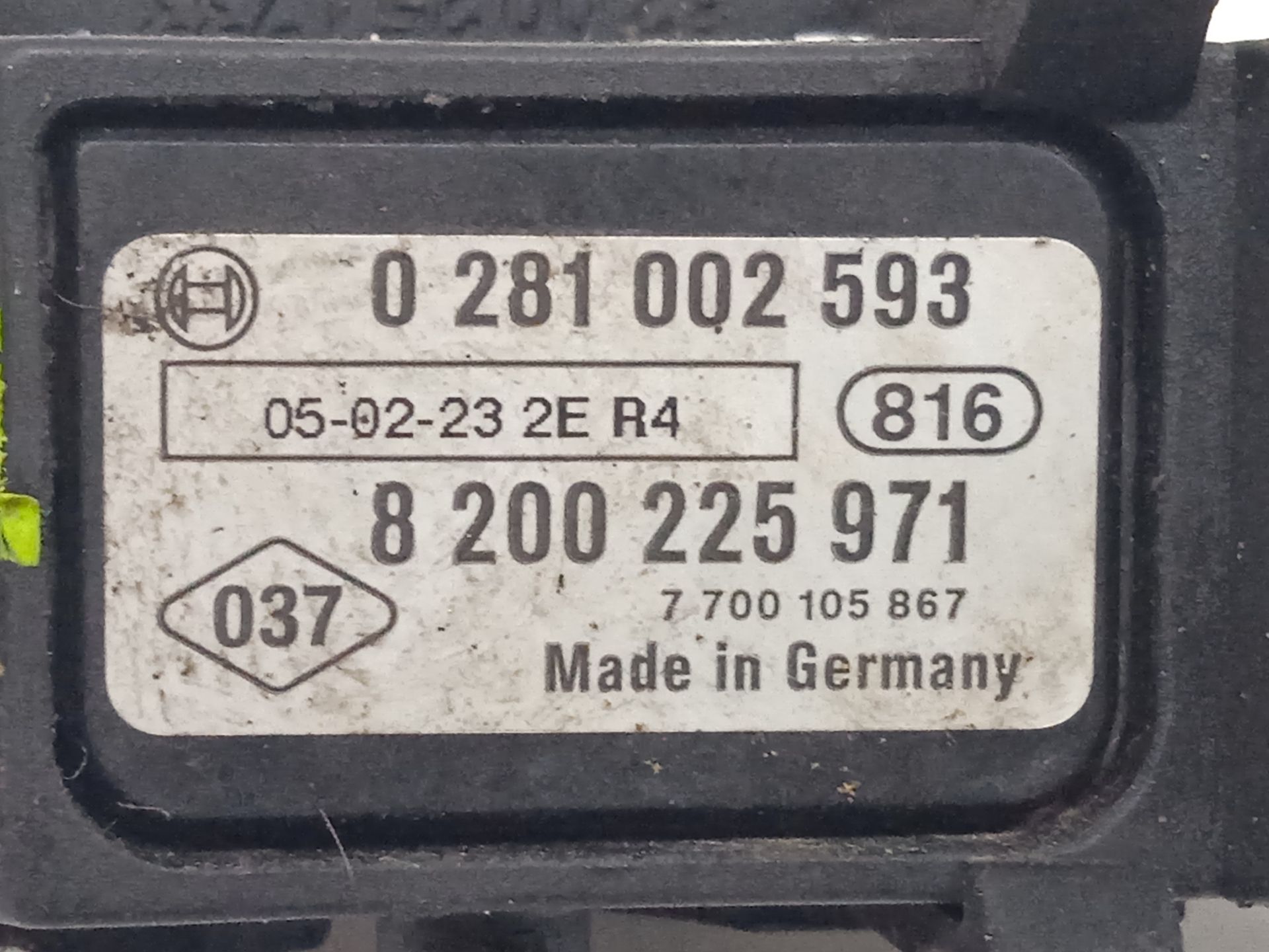 Sensor nissan primastar (x83) caja cerrada batalla corta 29