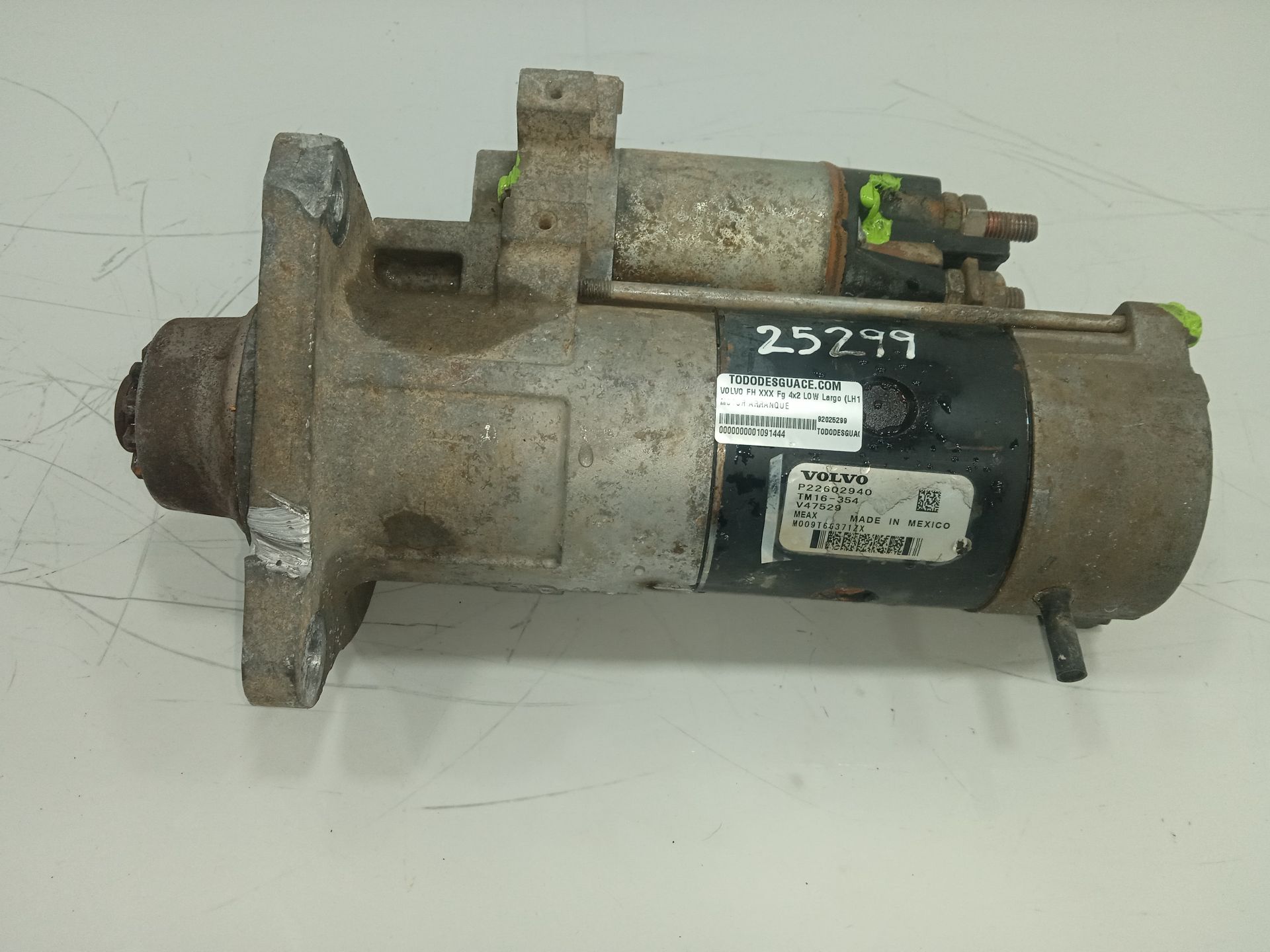 Motor arranque volvo fh fg 4x2 low largo (lh1 o l2h1)