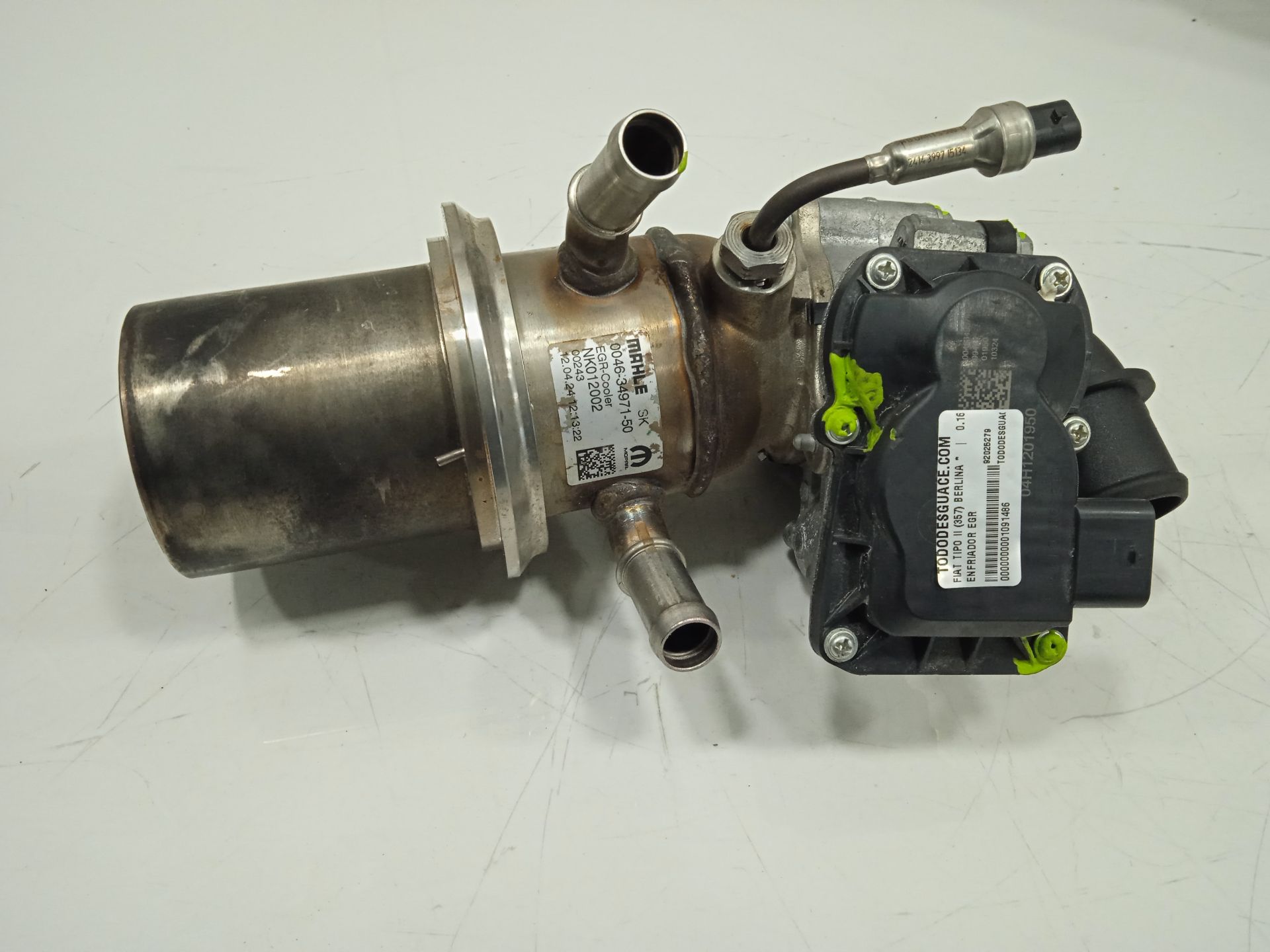 Enfriador egr fiat ii tipo (357) hatchback city sport