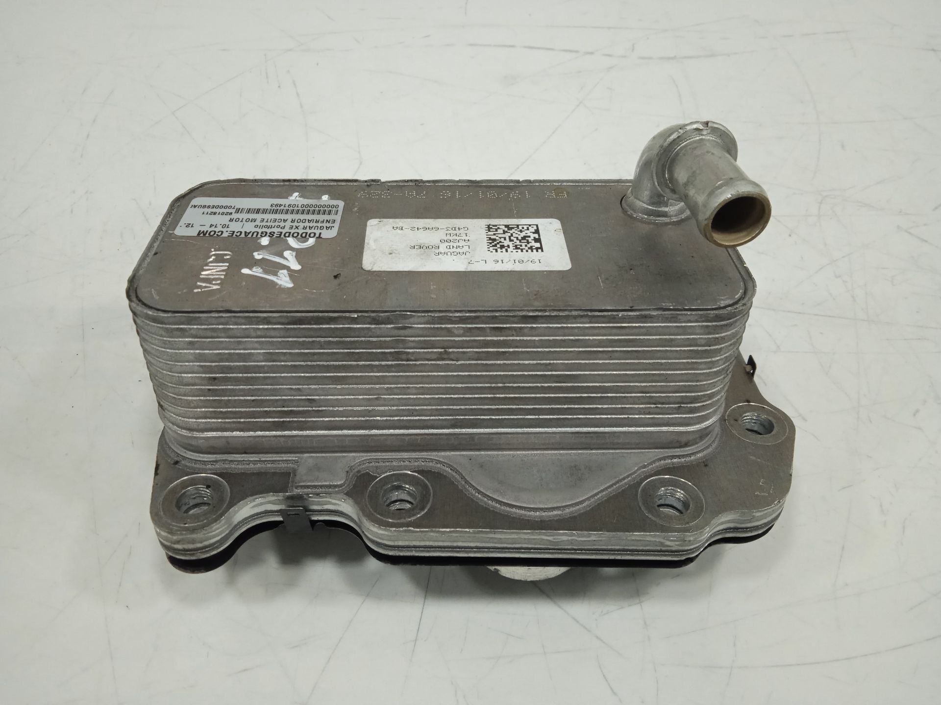 Enfriador aceite motor jaguar xe portfolio