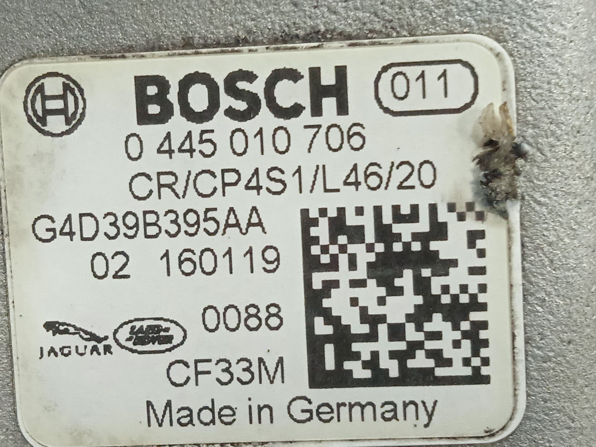 Bomba inyeccion jaguar xe portfolio