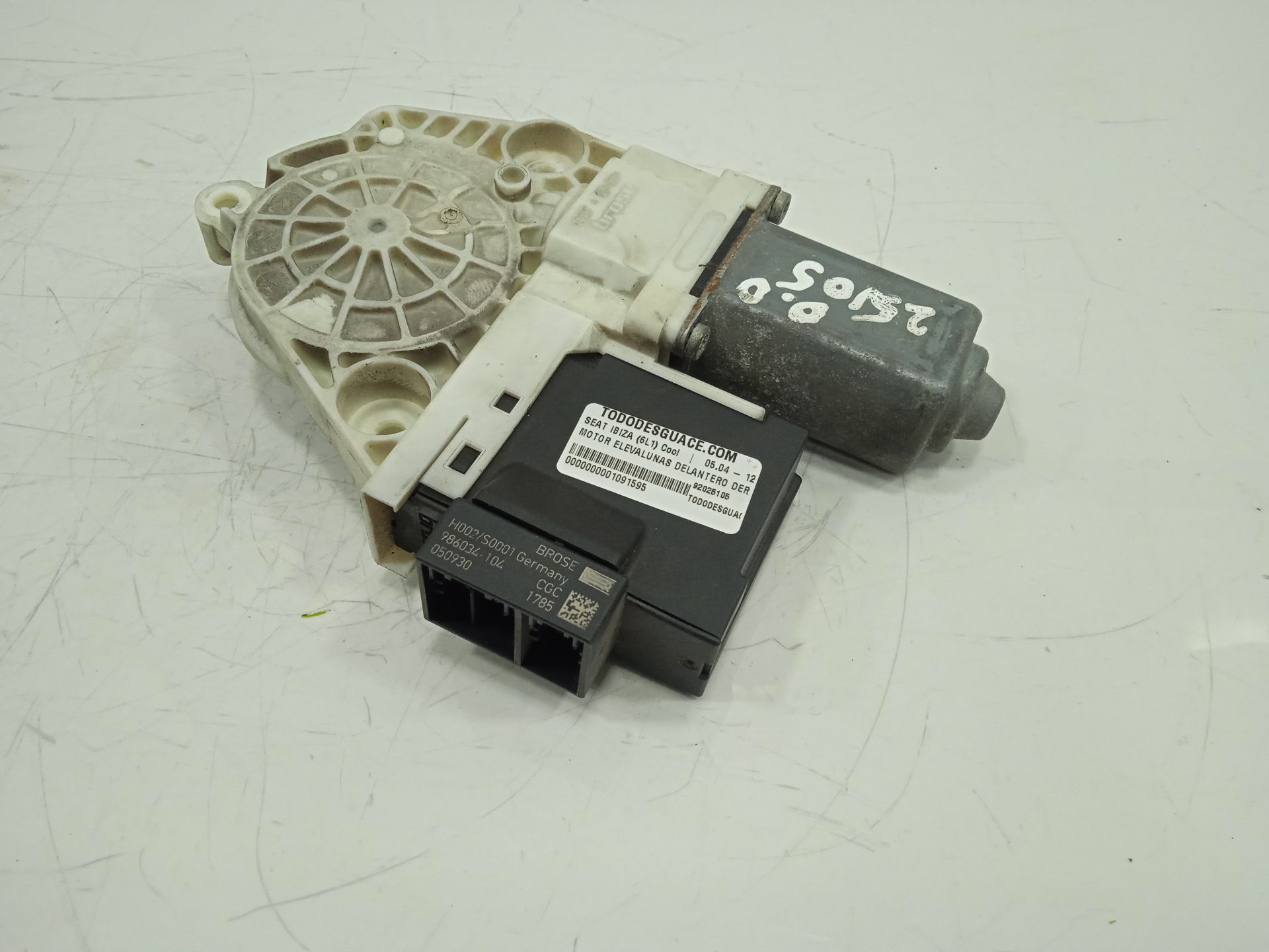 Motor elevalunas delantero derecho seat ibiza (6l1) cool