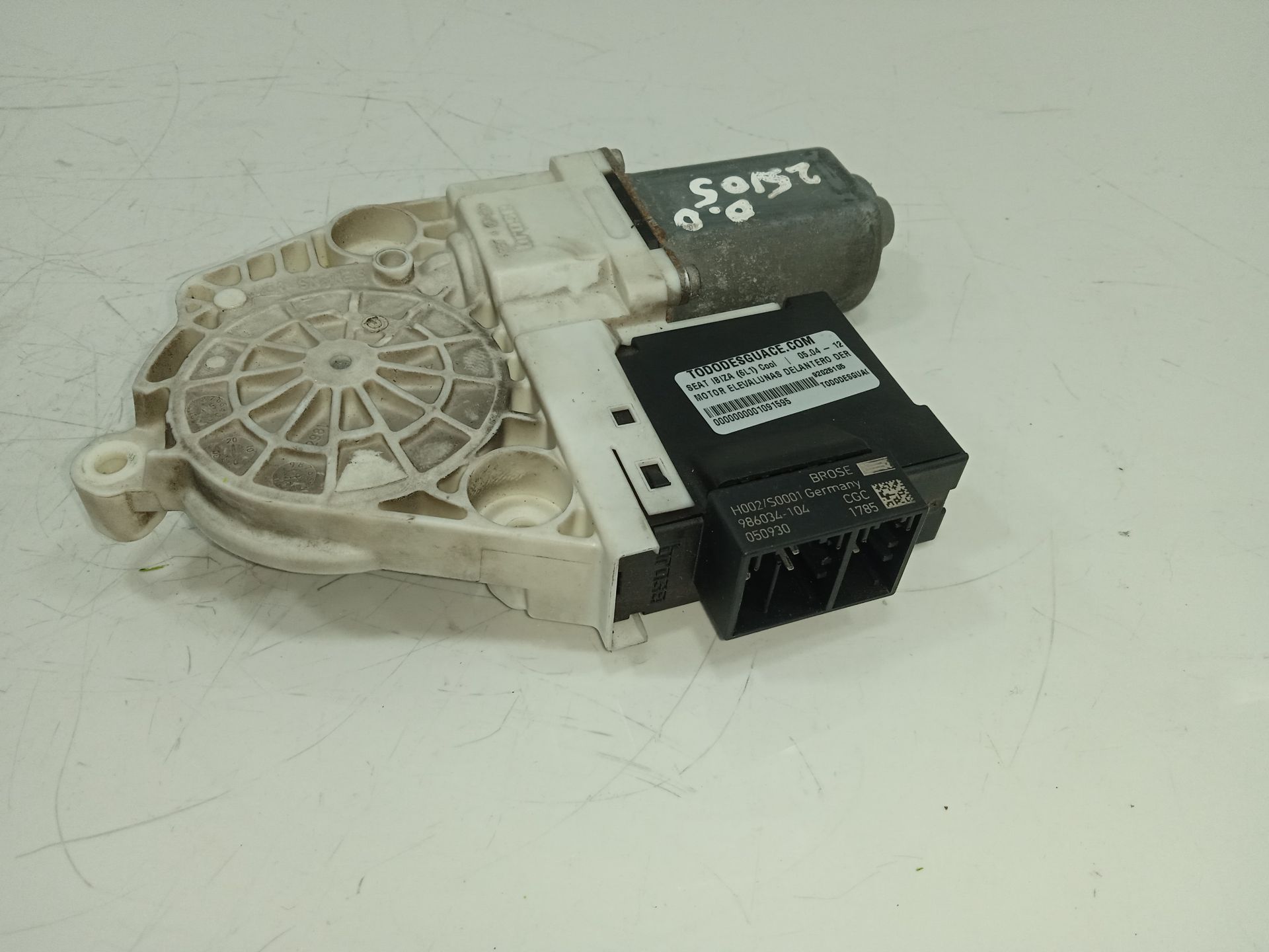 Motor elevalunas delantero derecho seat ibiza (6l1) cool