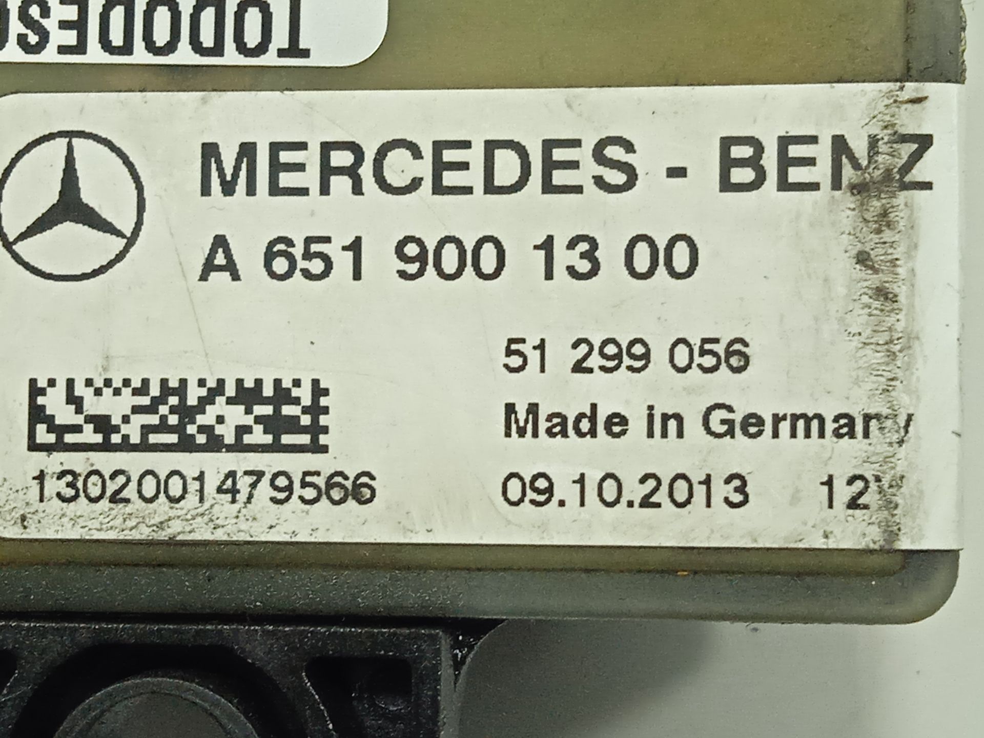 Caja precalentamiento mercedes-benz sprinter iii furgon fwd (910) 311314 cdi fwd l1 (910.631)