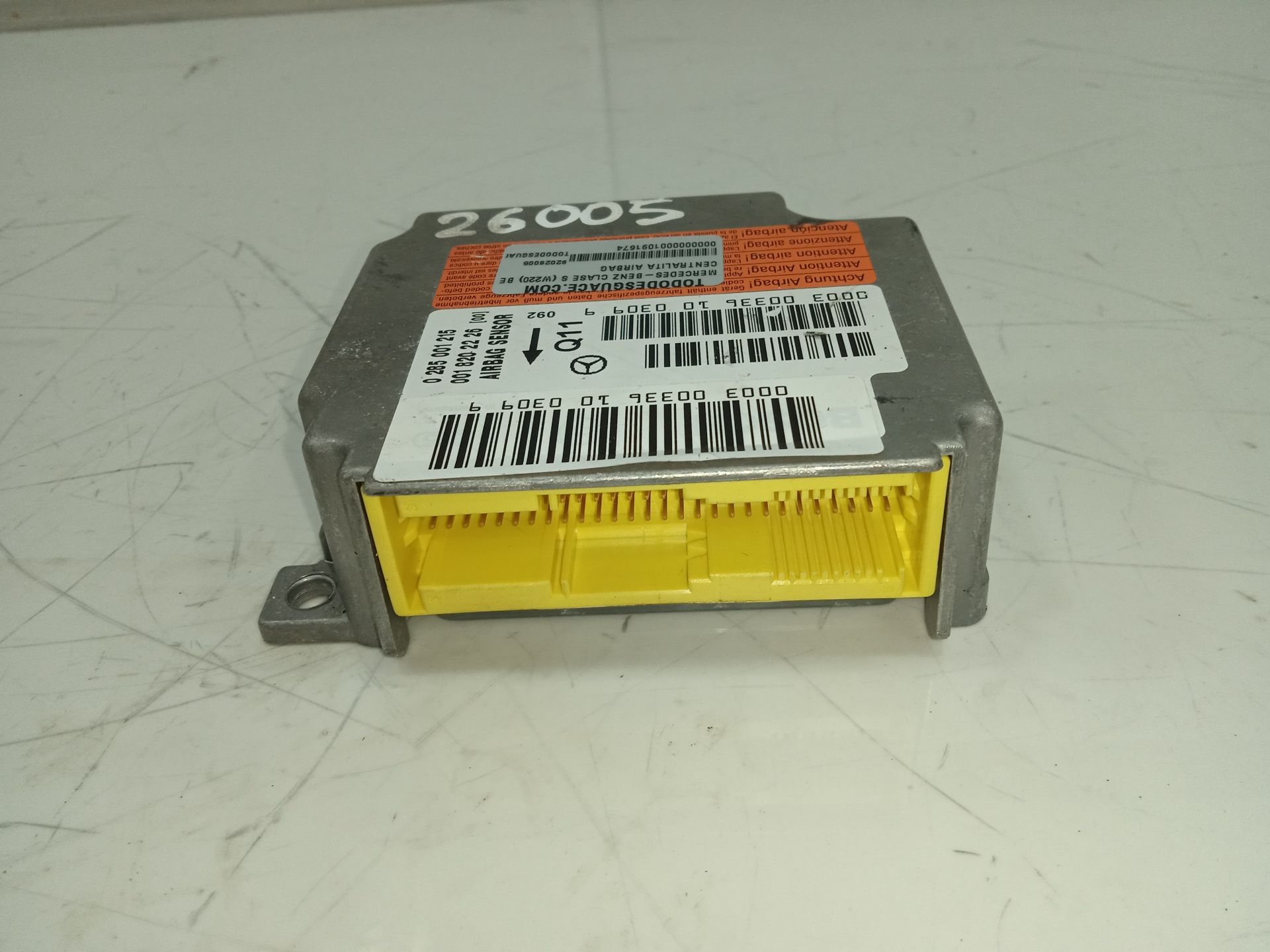 Centralita airbag mercedes-benz clase s (bm 220) berlina 320 (220.065)