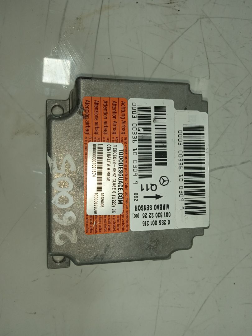 Centralita airbag mercedes-benz clase s (bm 220) berlina 320 (220.065)