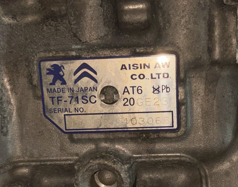 Caja cambios   no identificado