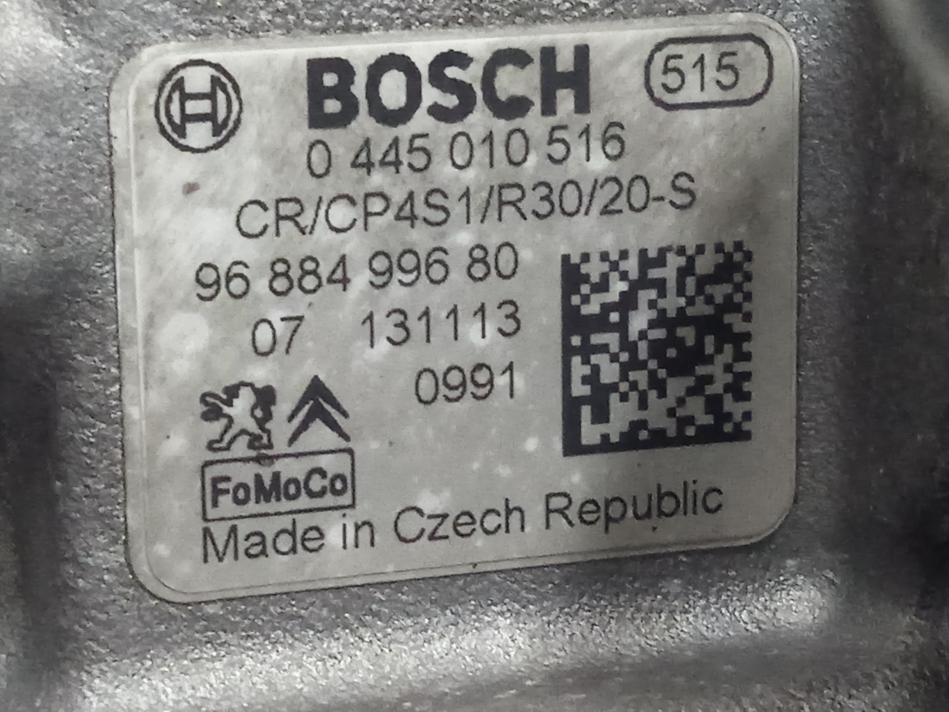 Bomba inyeccion   no identificado