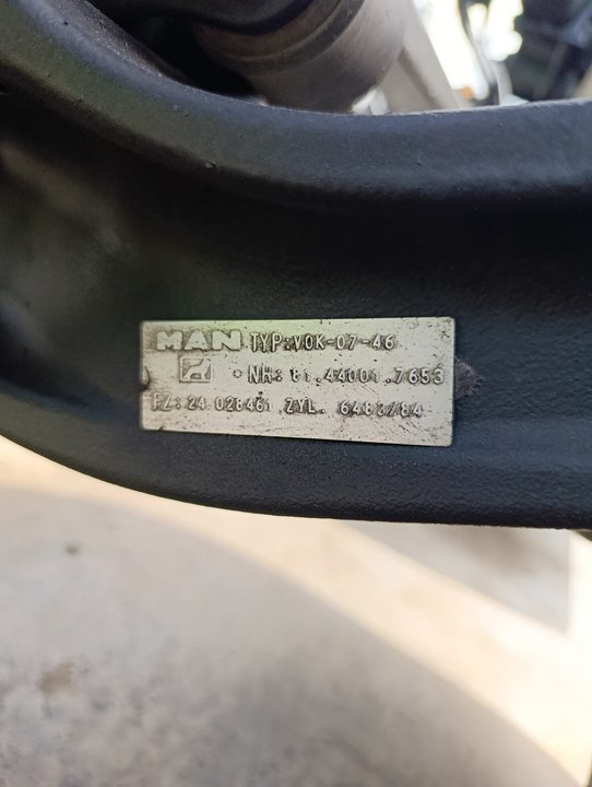 Puente delantero man tgx 33.xxx (2007) fg    6x4   bl xl